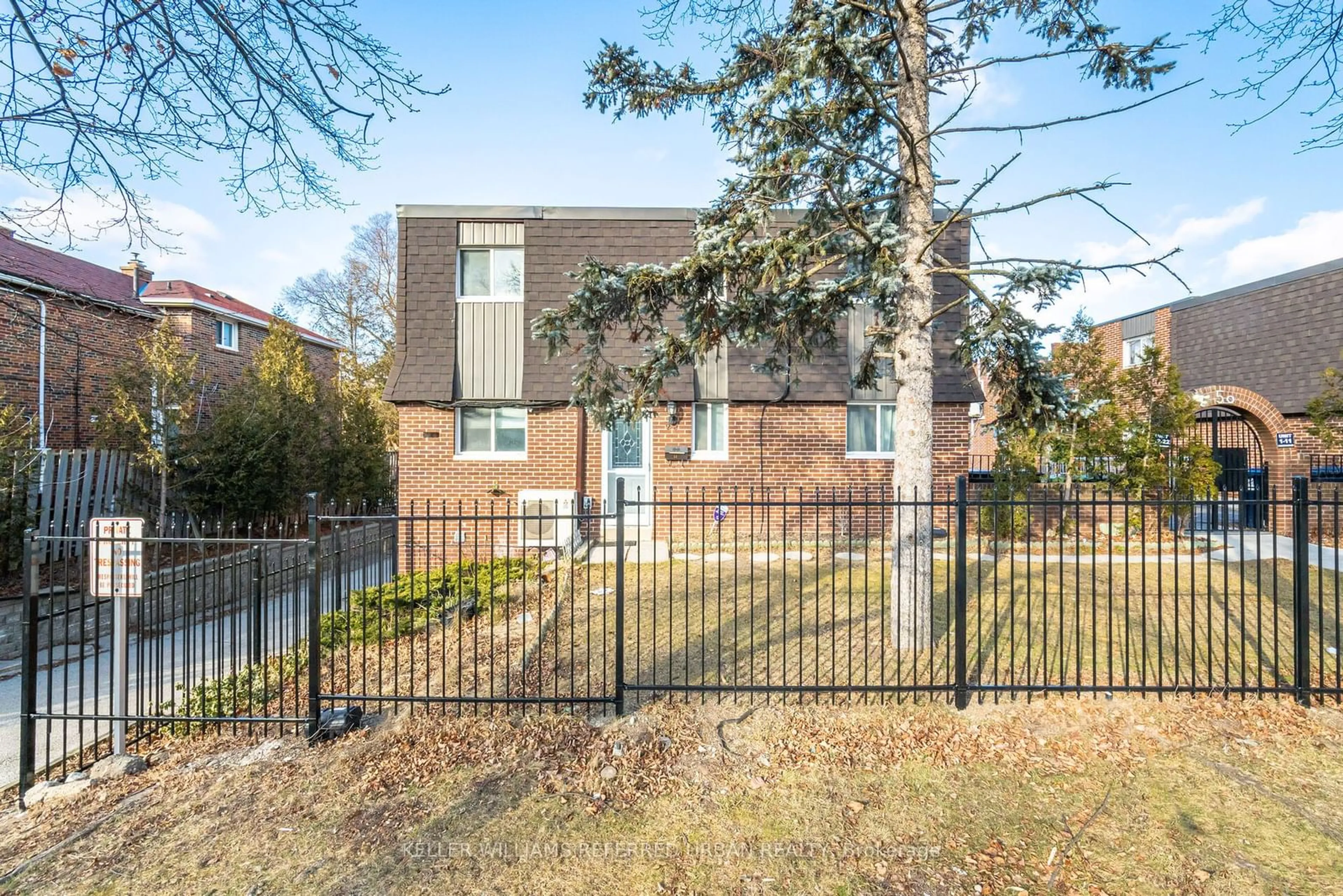 Home with brick exterior material, street for 50 Coleman Ave #22, Toronto Ontario M4C 1P7