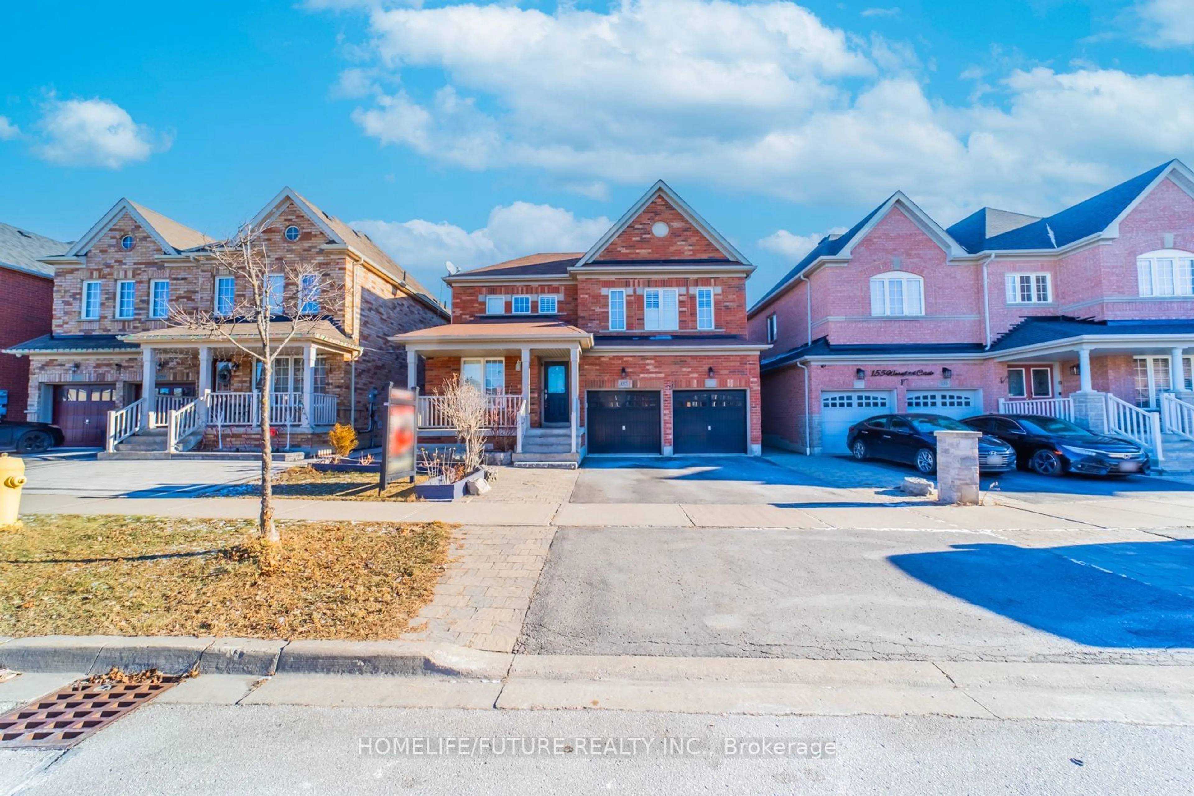 Home with brick exterior material, street for 157 Warnford Circ, Ajax Ontario L1T 0J4