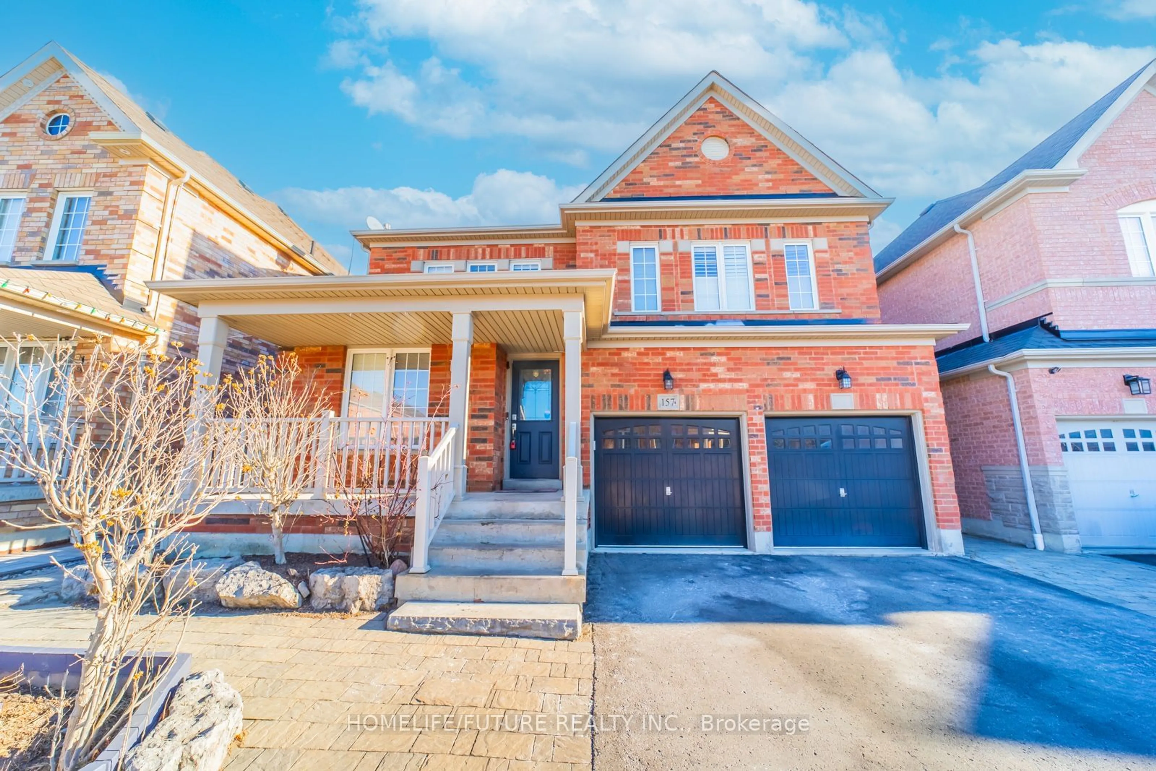 Home with brick exterior material, street for 157 Warnford Circ, Ajax Ontario L1T 0J4