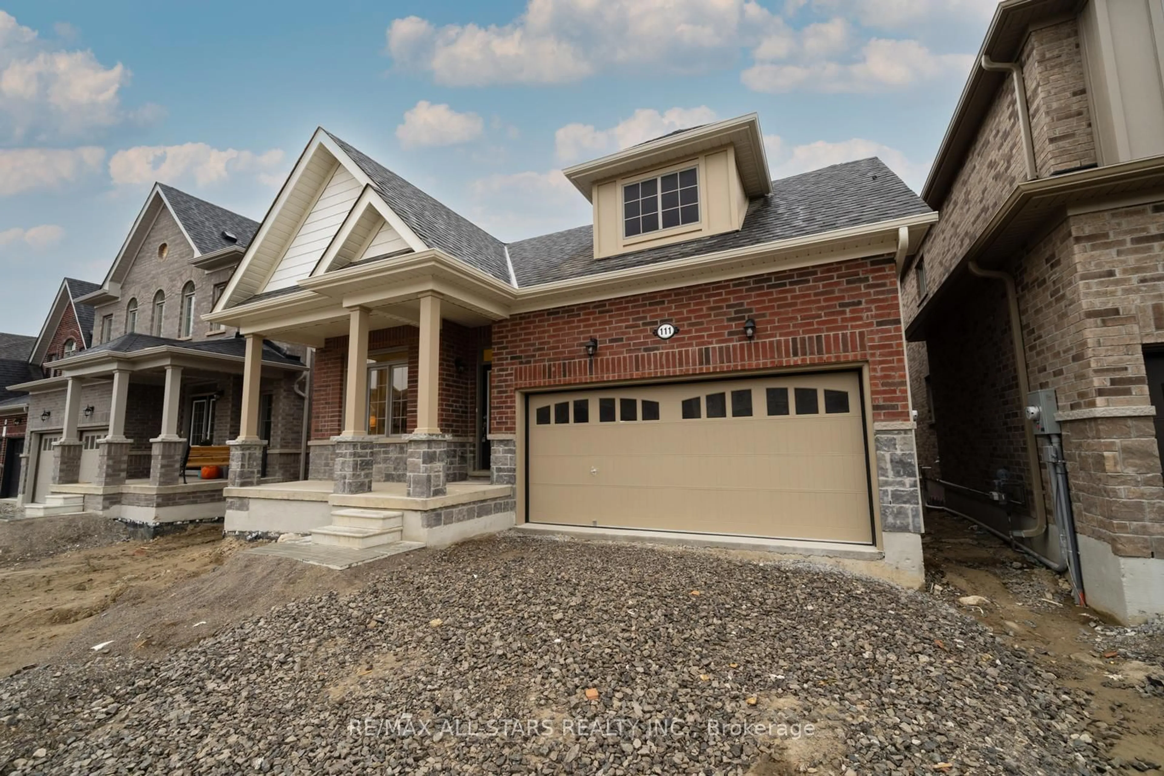 Home with brick exterior material, street for 111 Robin Tr, Scugog Ontario L9L 2C7