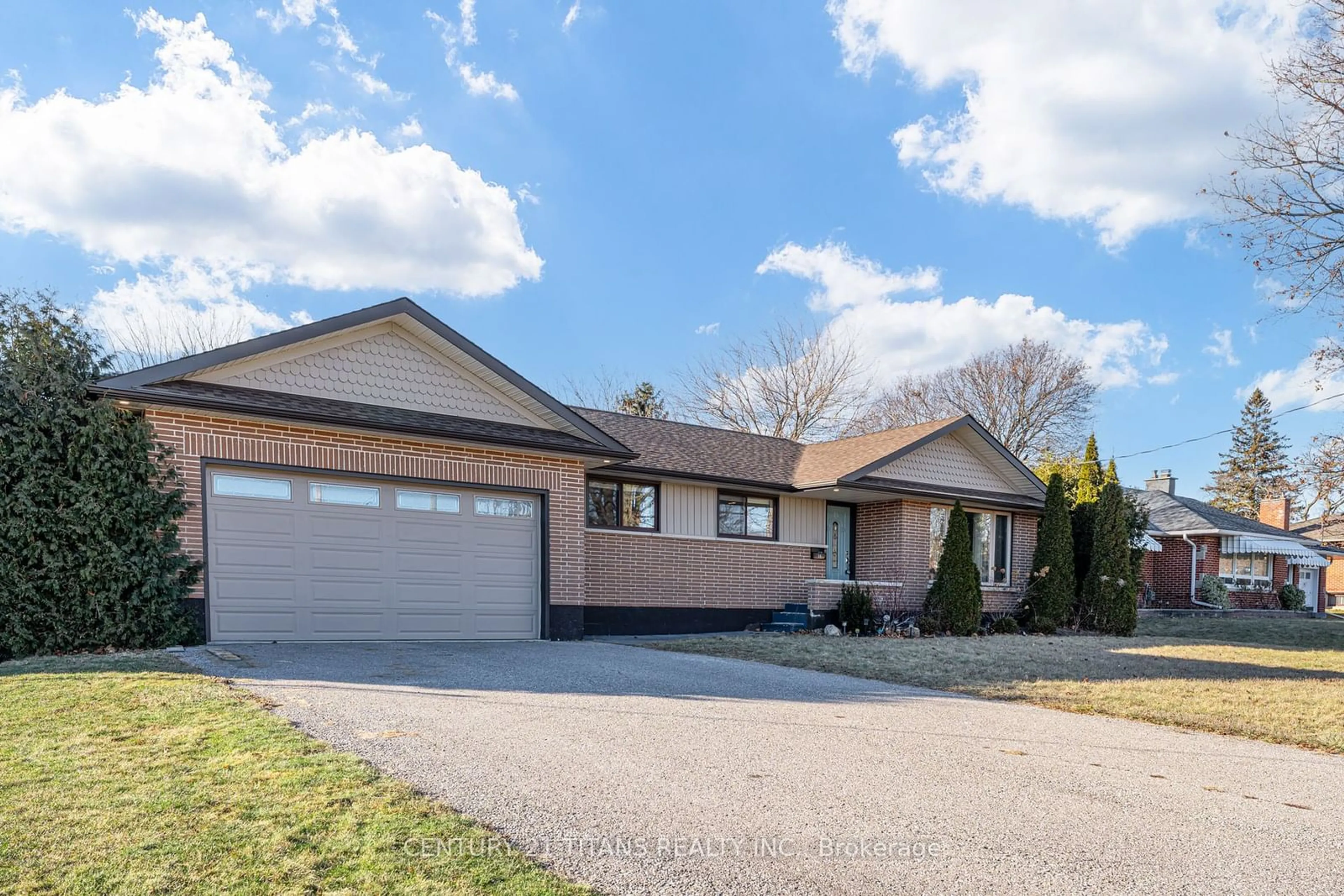 Home with brick exterior material, street for 14 Darlington Blvd, Clarington Ontario L1E 2J7