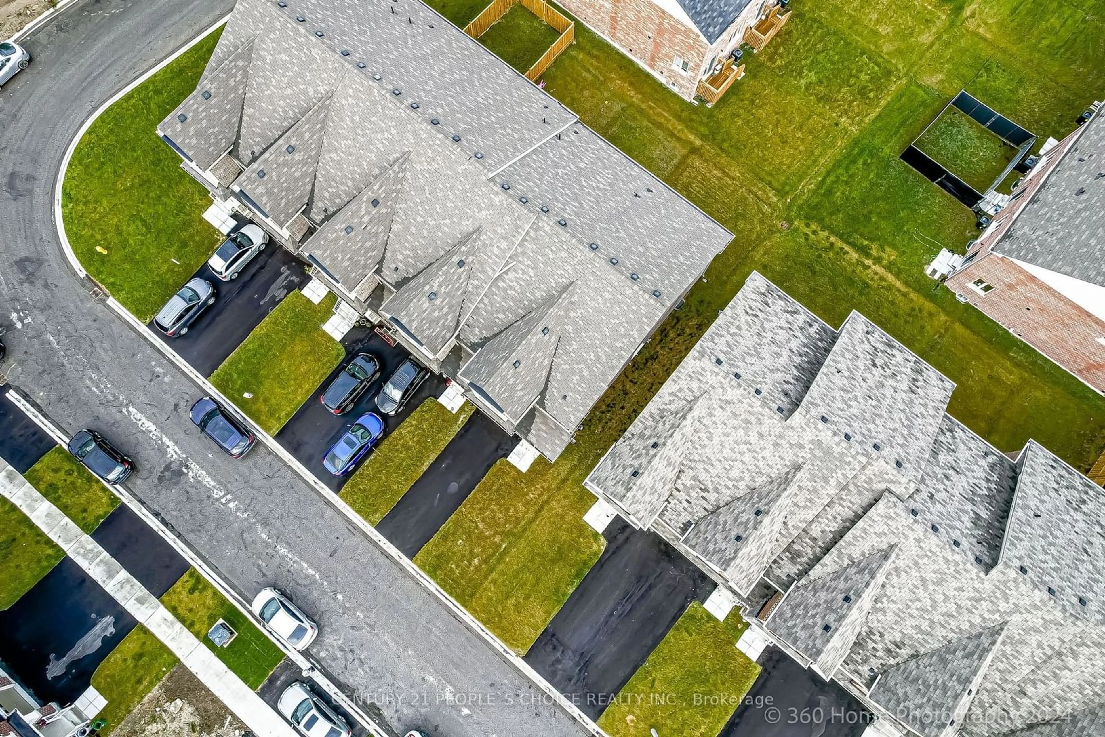 A pic from outside/outdoor area/front of a property/back of a property/a pic from drone, street for 1202 Jim Brewster Circ, Oshawa Ontario L1G 7S1