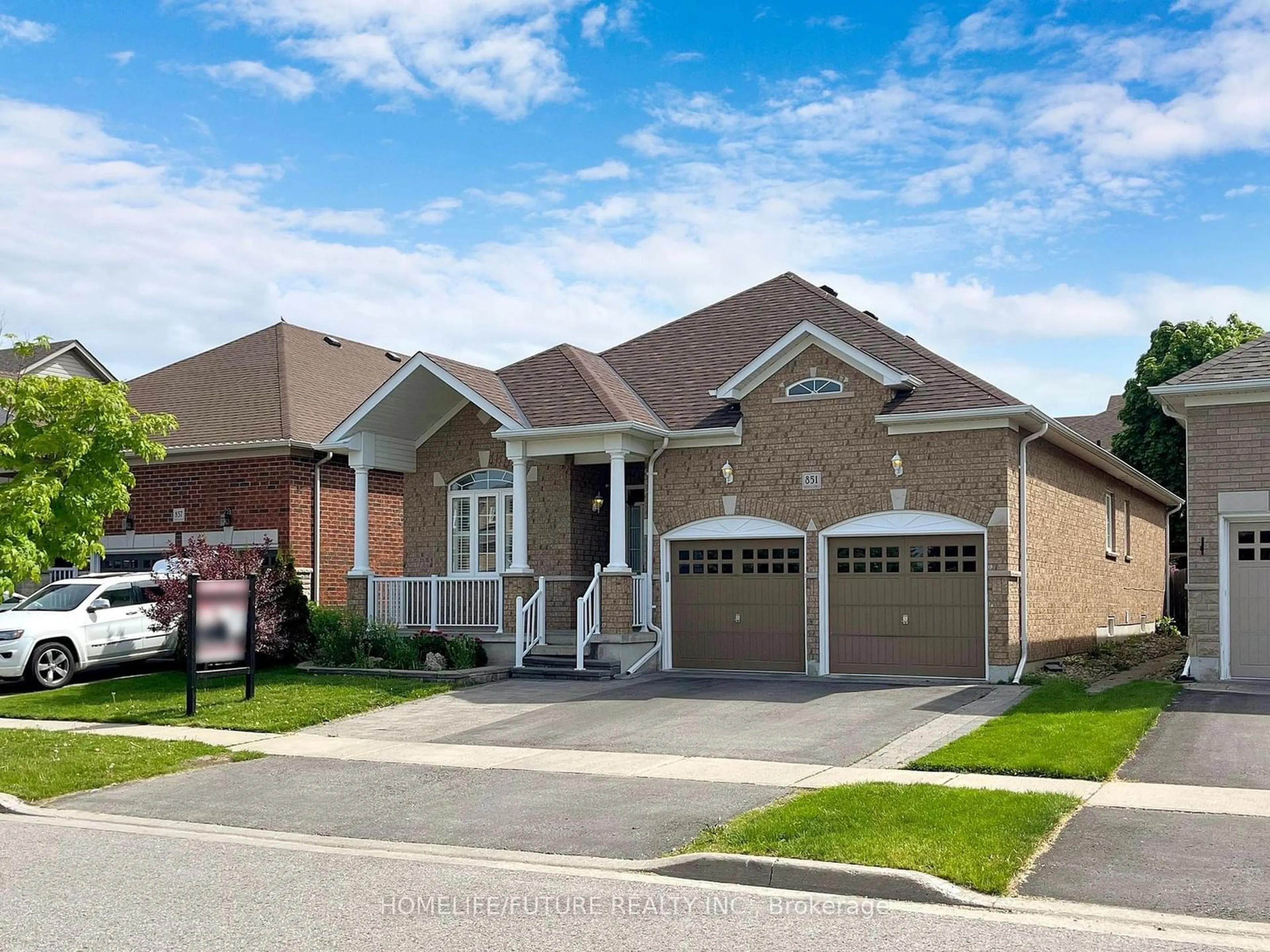 Home with brick exterior material, street for 851 Eagle Ridge Dr, Oshawa Ontario L1K 2Z9