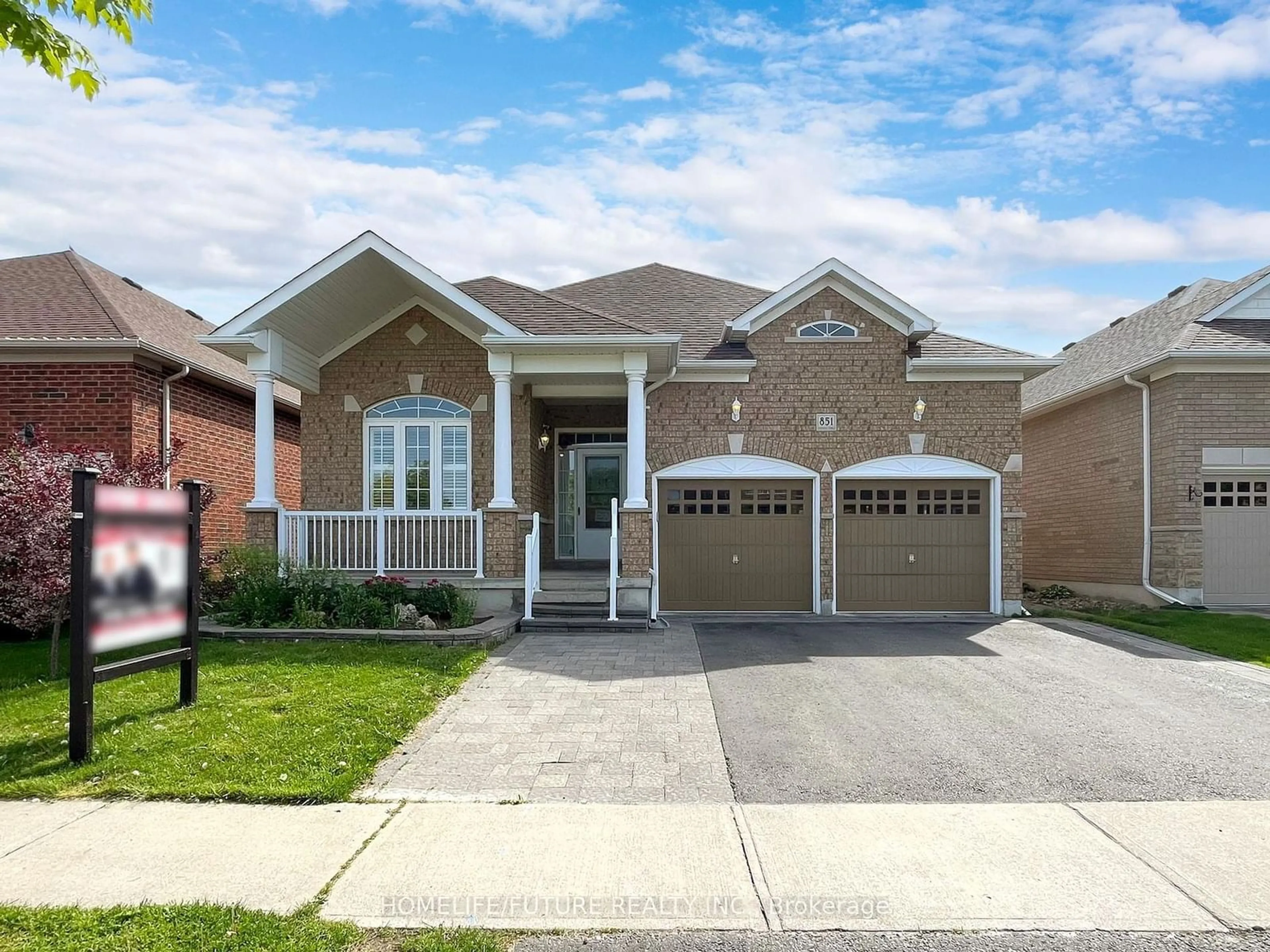 Home with brick exterior material, street for 851 Eagle Ridge Dr, Oshawa Ontario L1K 2Z9