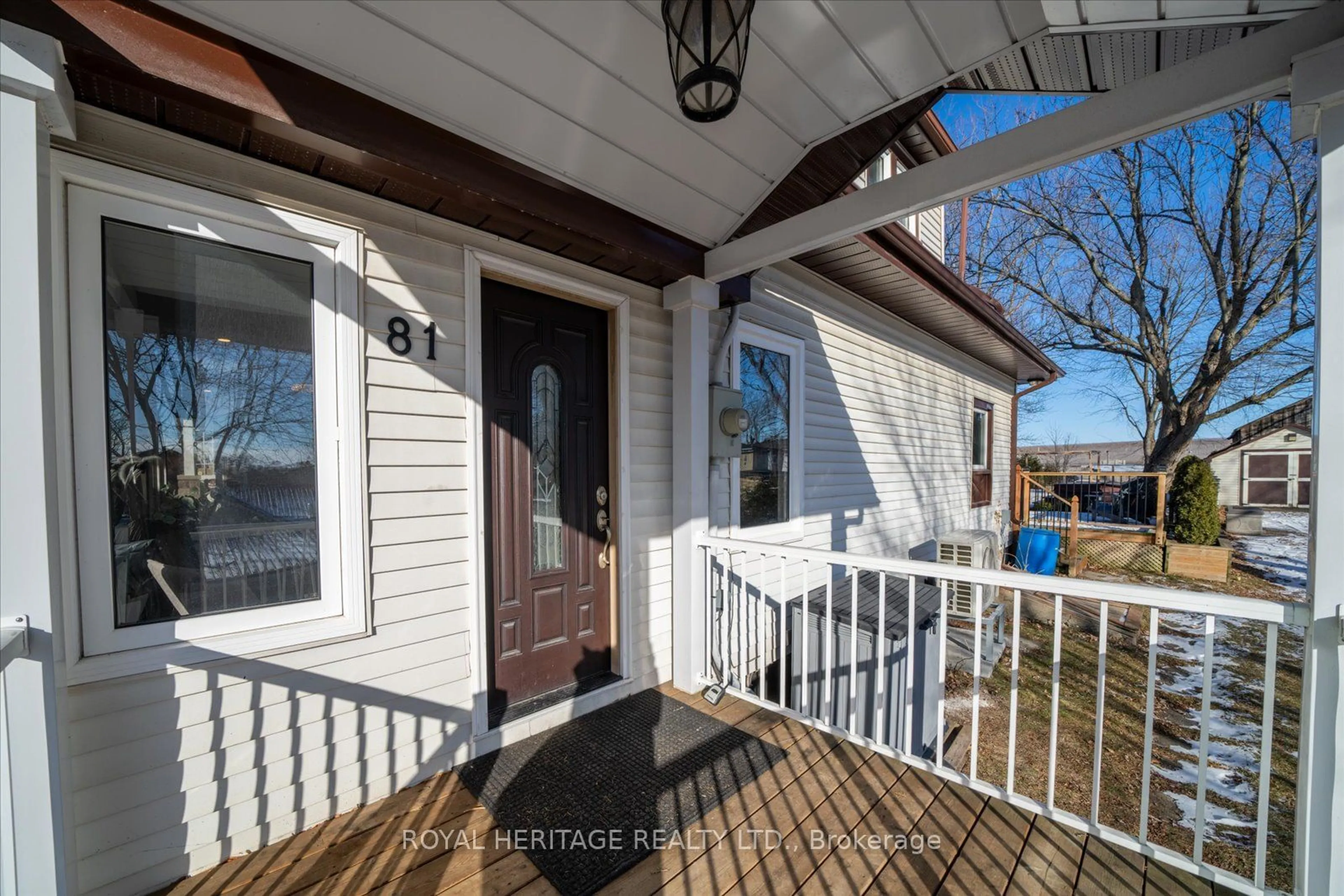 Home with vinyl exterior material, street for 81 Church St, Clarington Ontario L0B 1M0