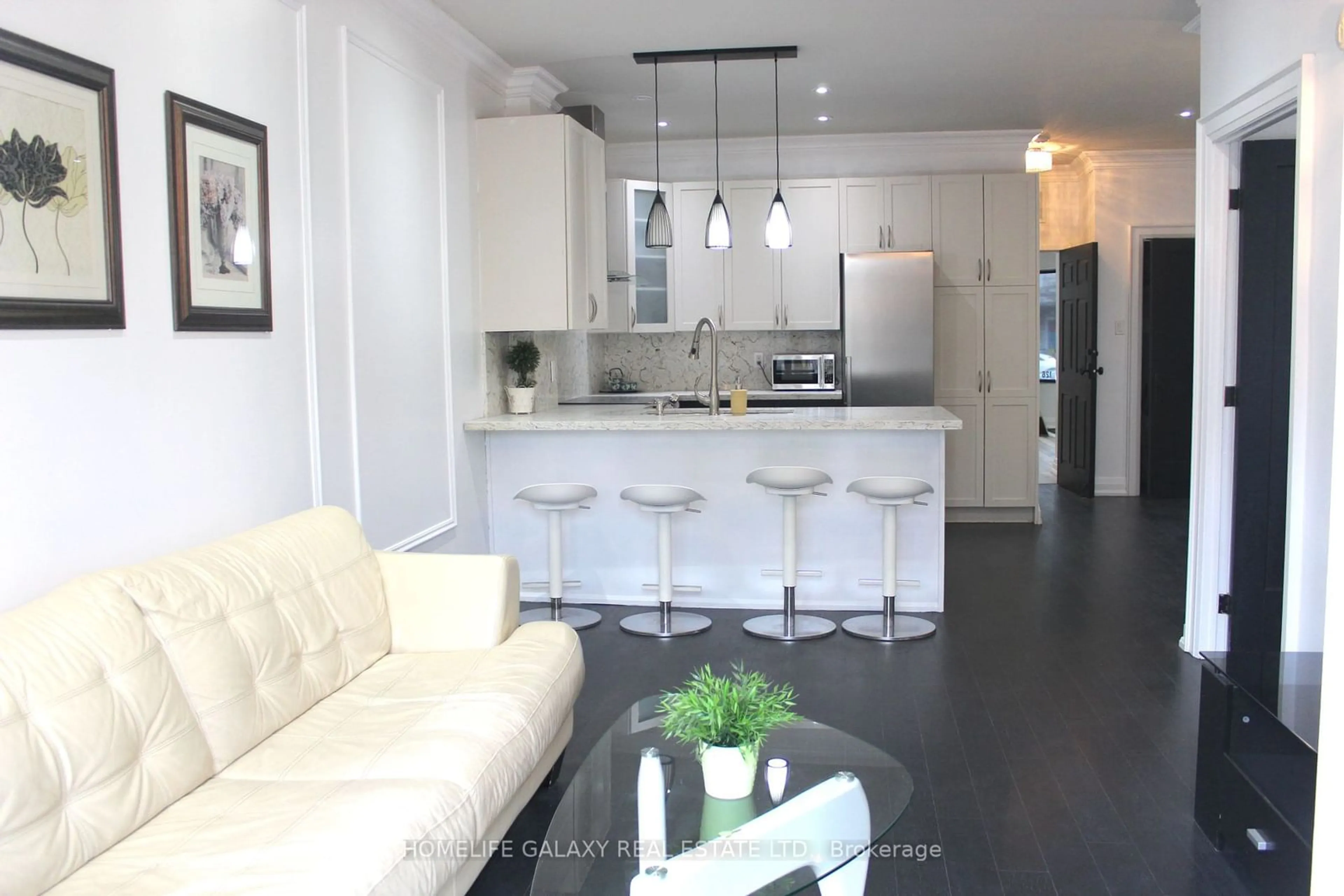 Open concept kitchen, unknown for 2351 Kennedy Rd #126, Toronto Ontario M1T 3G9