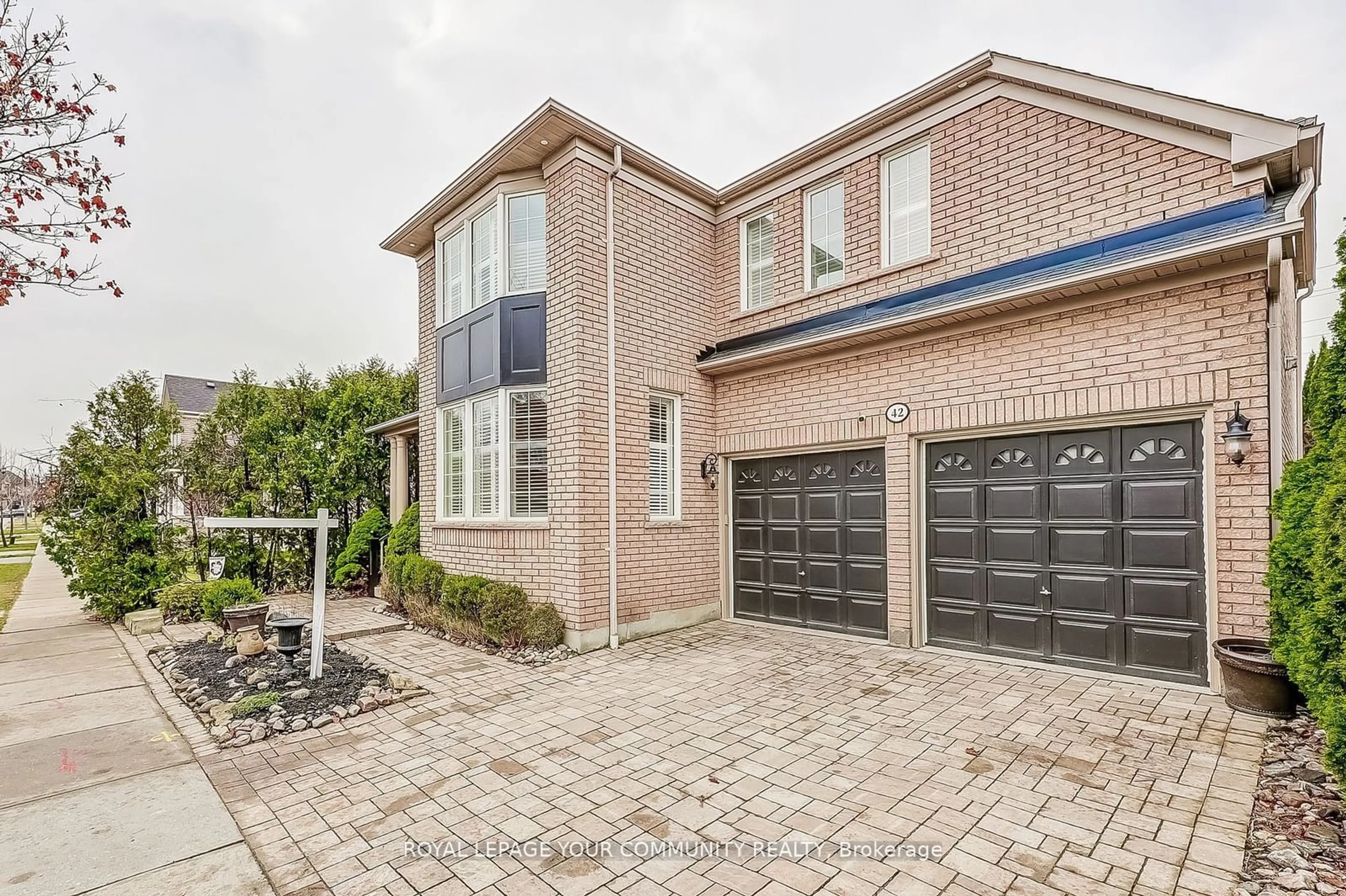 Home with brick exterior material, street for 42 O'Shea Cres, Ajax Ontario L1T 4W7