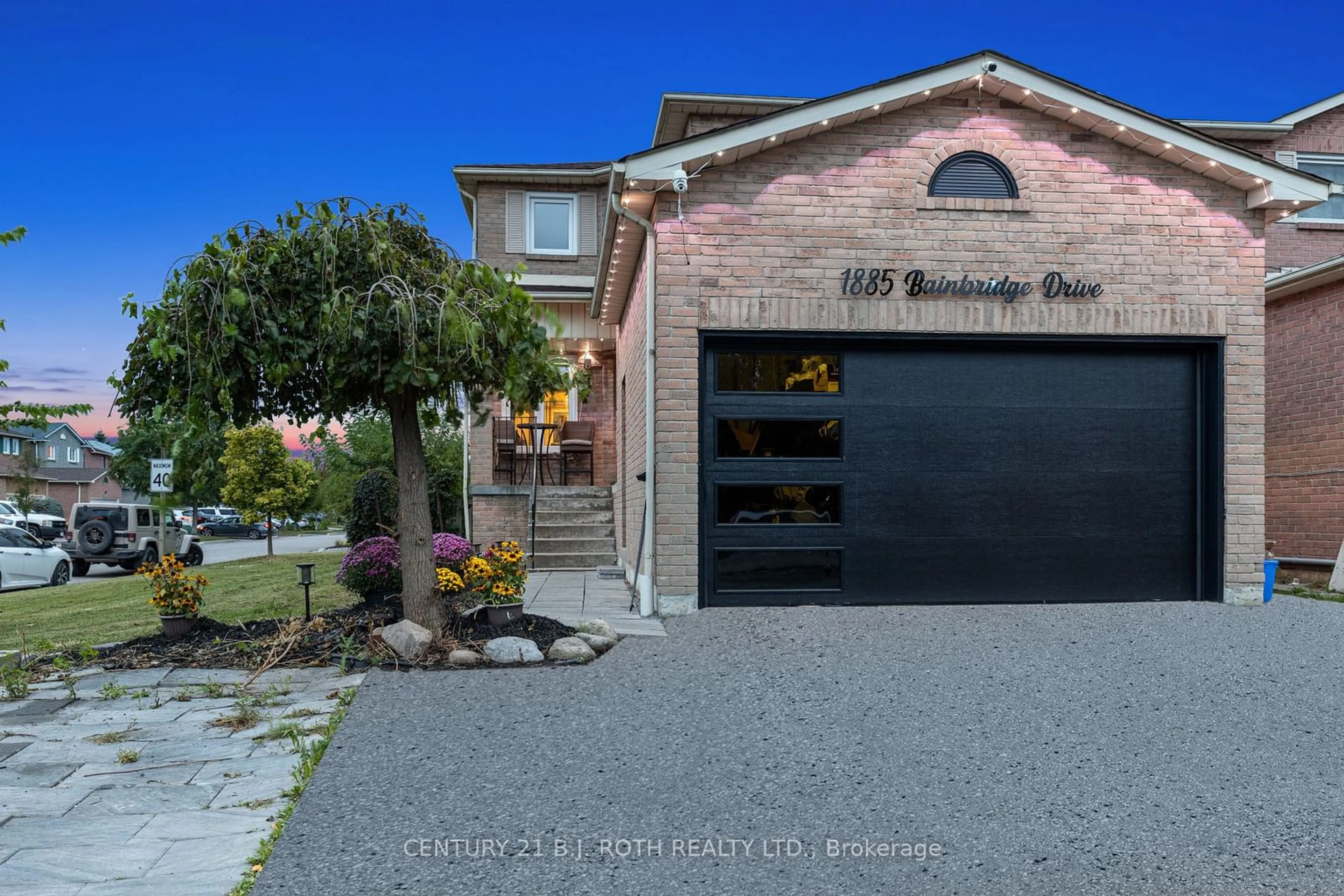 Home with brick exterior material, street for 1885 Bainbridge Dr, Pickering Ontario L1V 6G9