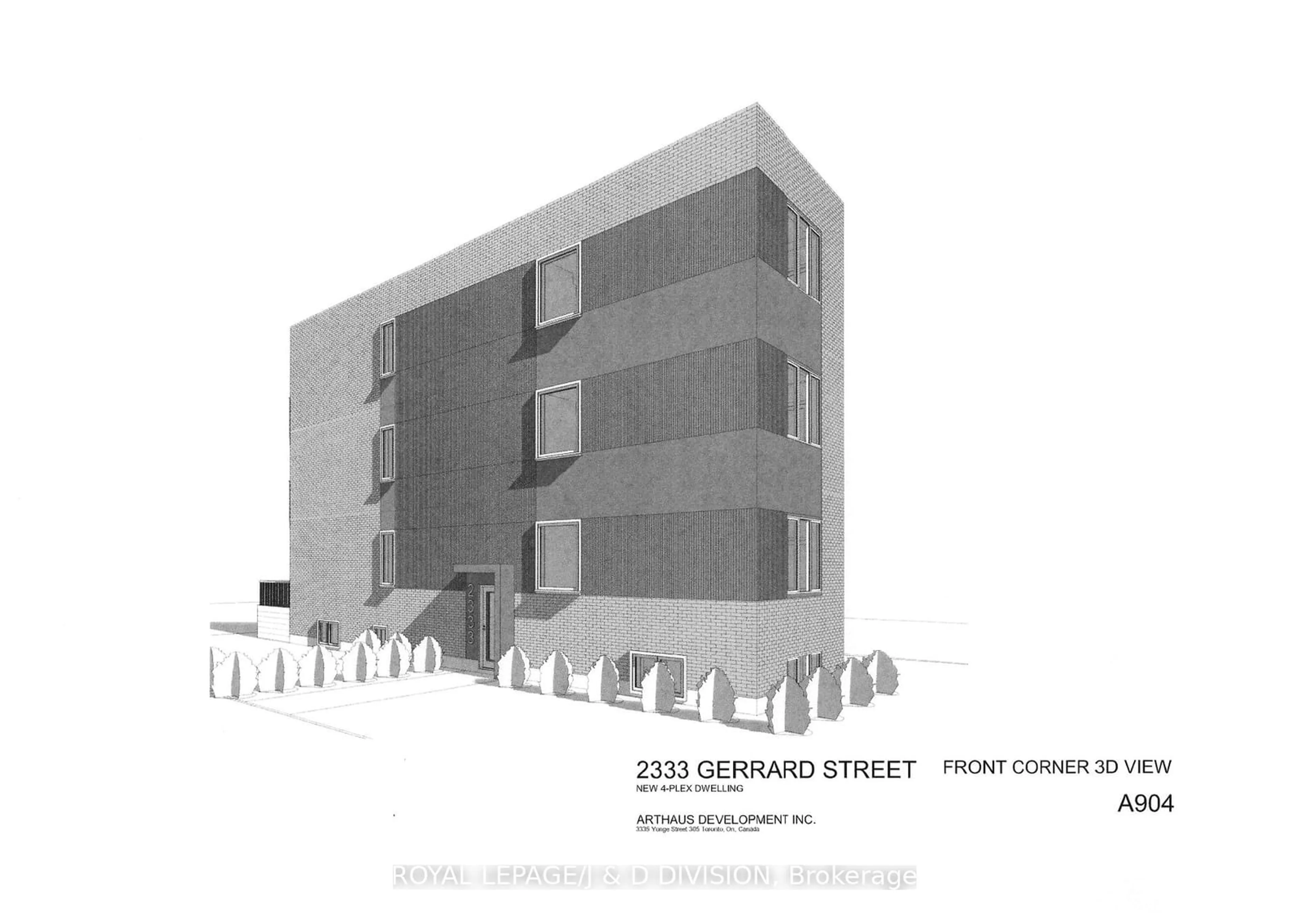 Floor plan for 2333 Gerrard St, Toronto Ontario M4E 2E5