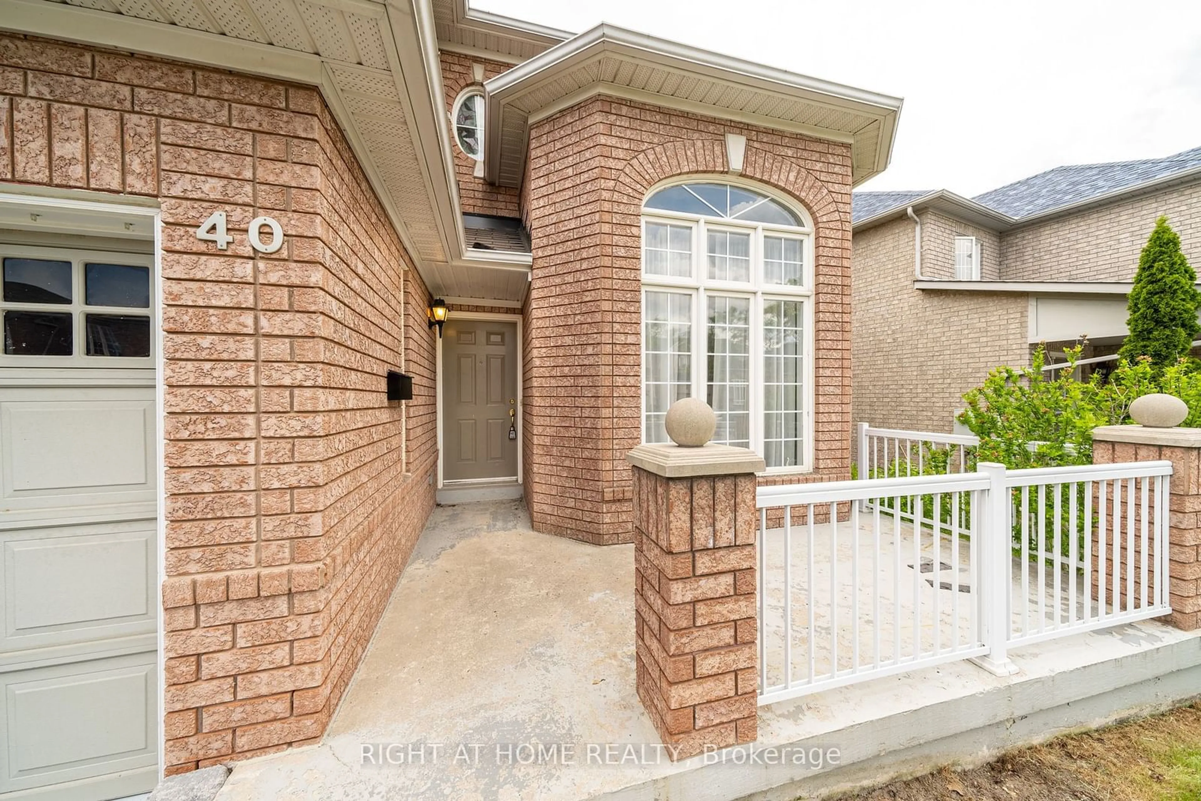 Home with brick exterior material, street for 40 Nobbs Dr, Ajax Ontario L1T 4L9