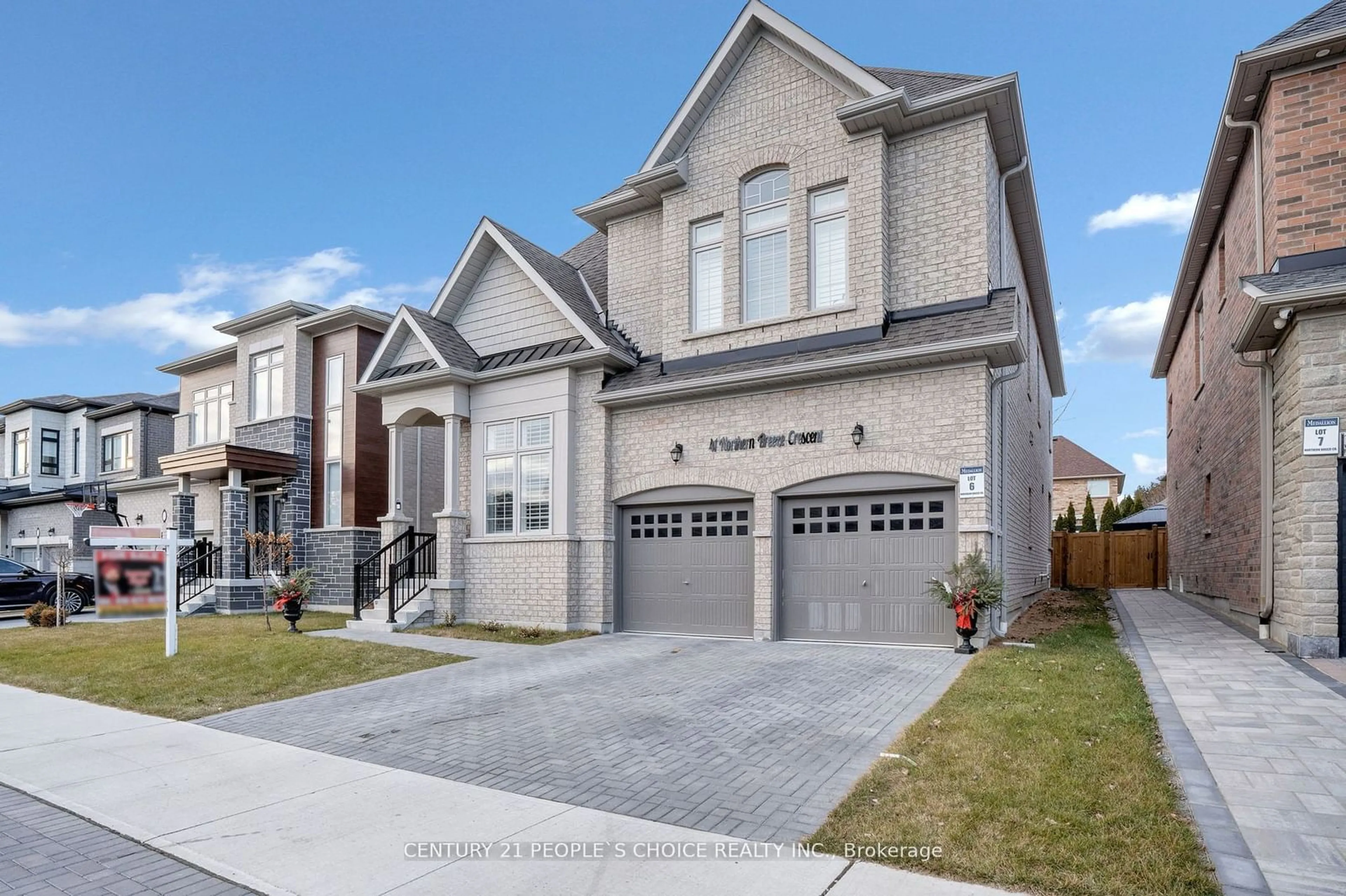 Home with brick exterior material, street for 41 Northern Breeze Cres, Whitby Ontario L1R 0N9