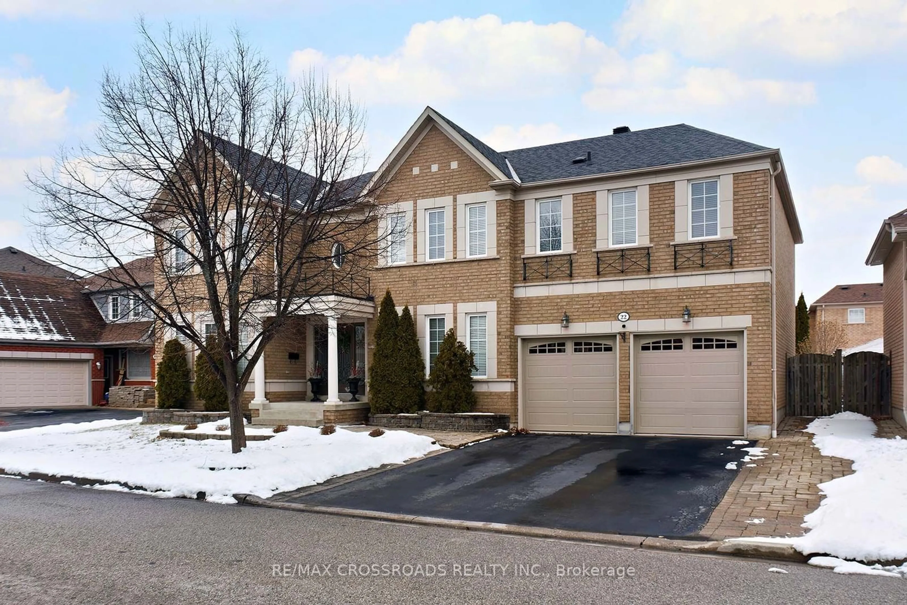 Home with brick exterior material, street for 22 Westacott Cres, Ajax Ontario L1T 4H7