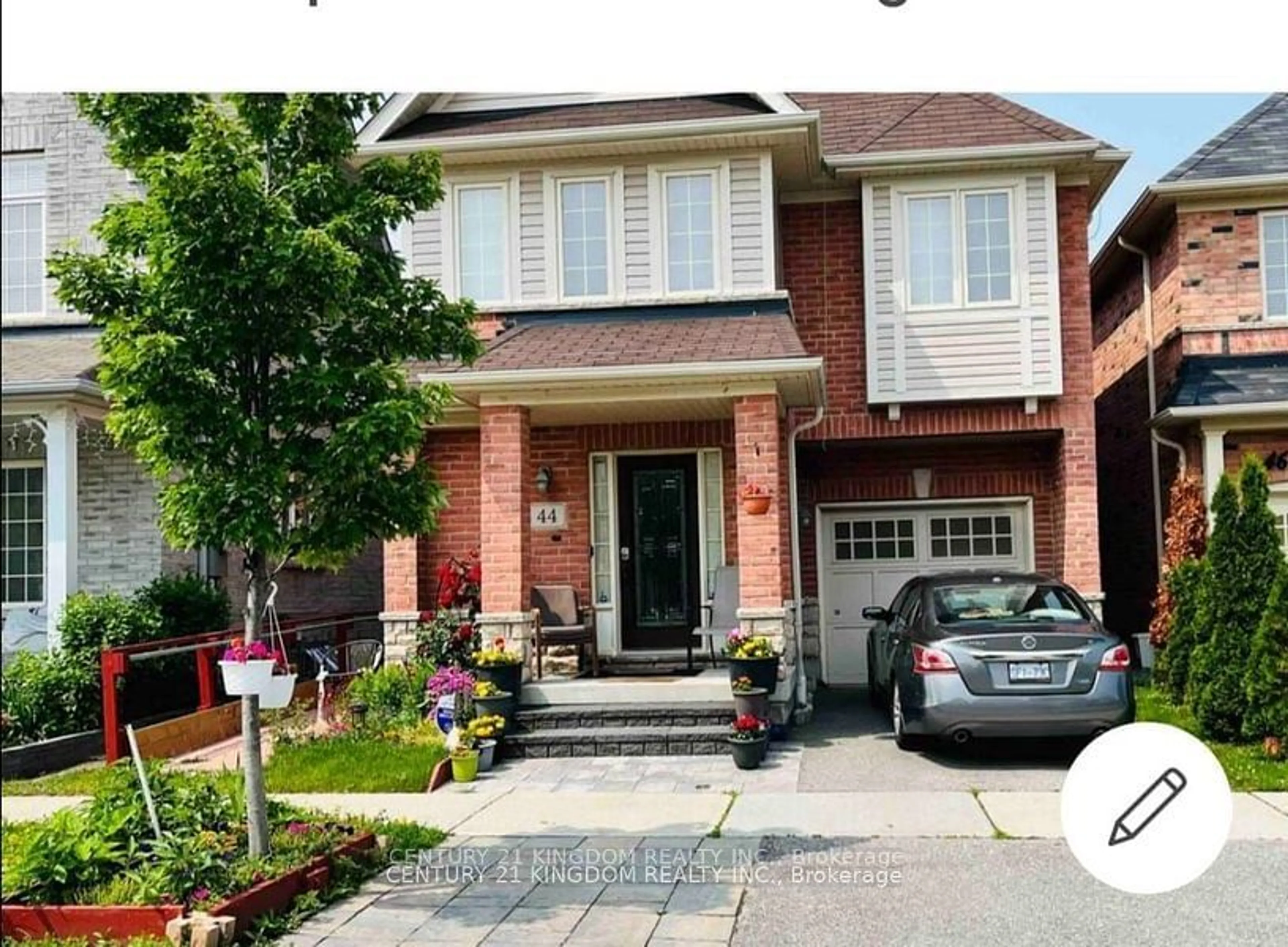 Home with brick exterior material, street for 44 Lloydminster Ave, Ajax Ontario L1Z 0N8