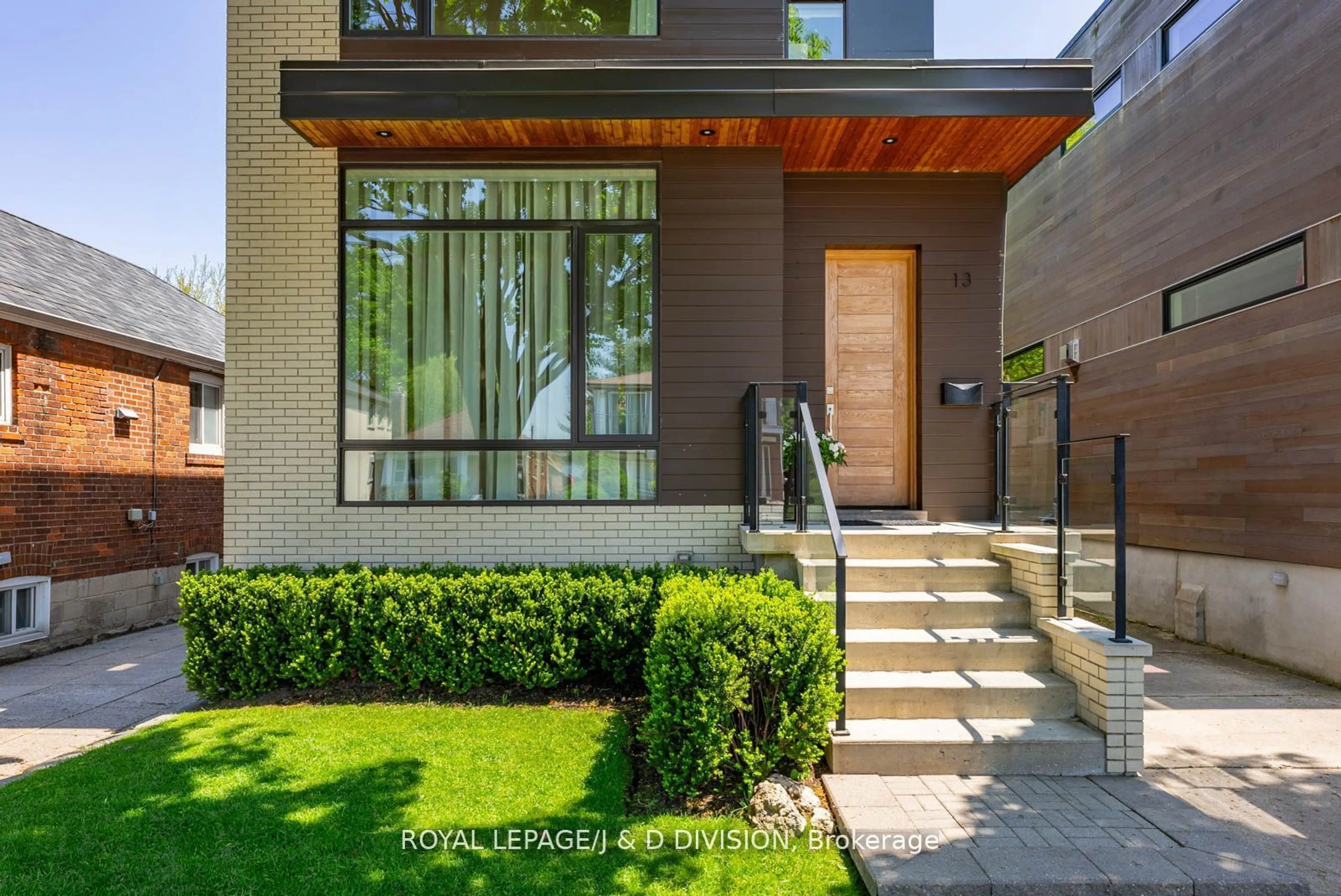 Home with brick exterior material, street for 13 Barfield Ave, Toronto Ontario M4J 4N4