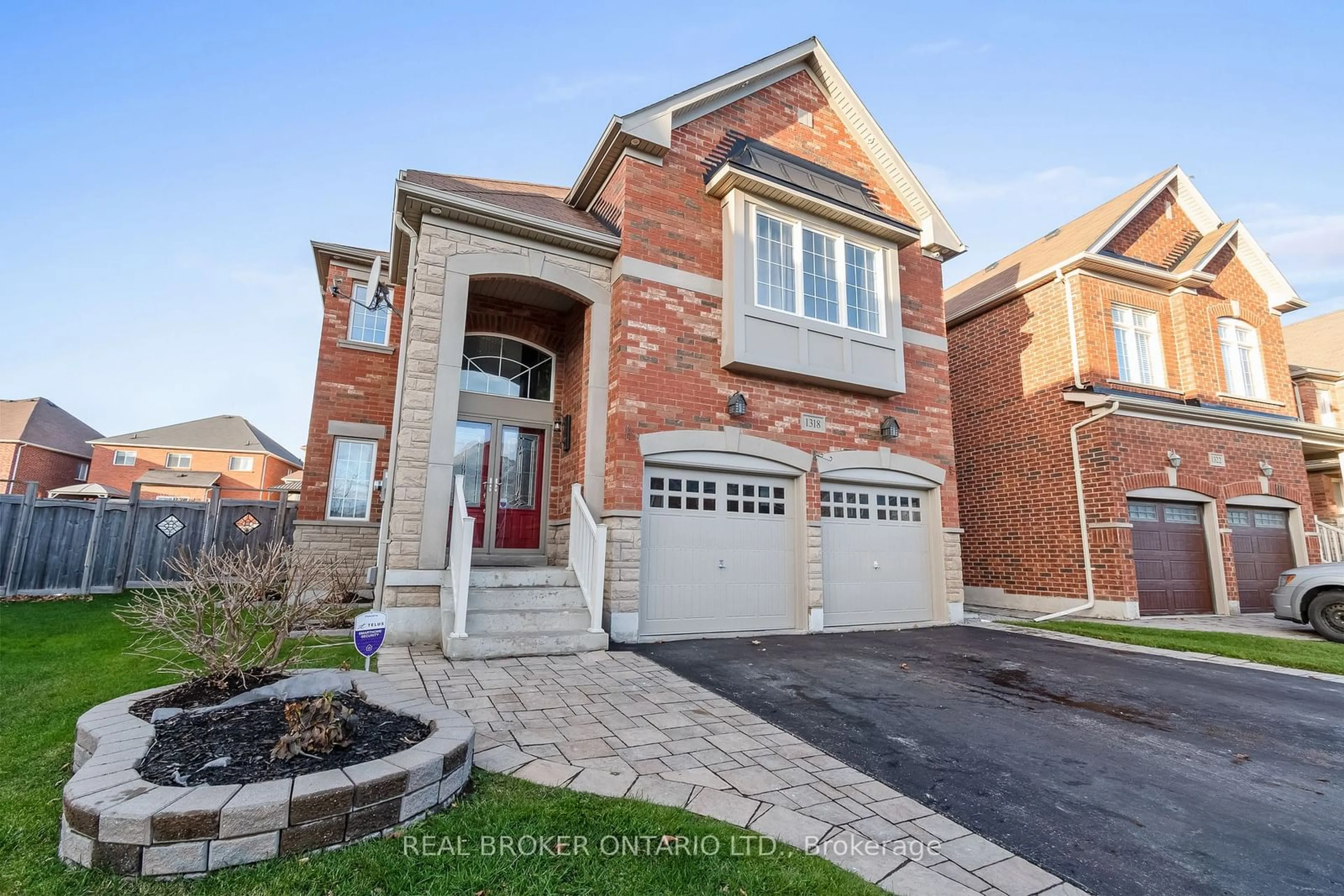 Home with brick exterior material, street for 1318 Harlstone Cres, Oshawa Ontario L1K 0N5