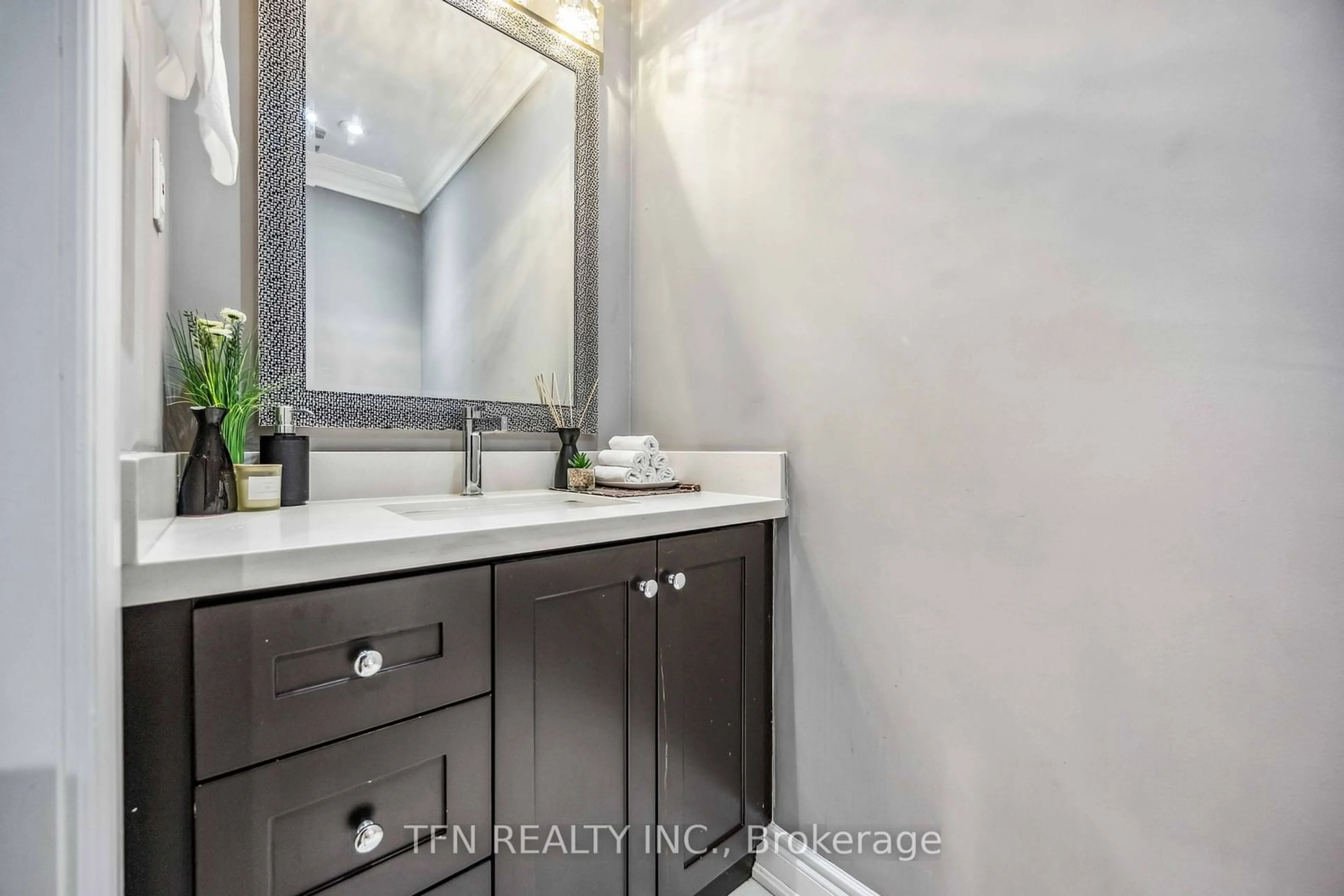 Contemporary bathroom, ceramic/tile floor for 282B Aylesworth Ave, Toronto Ontario M1N 2K2