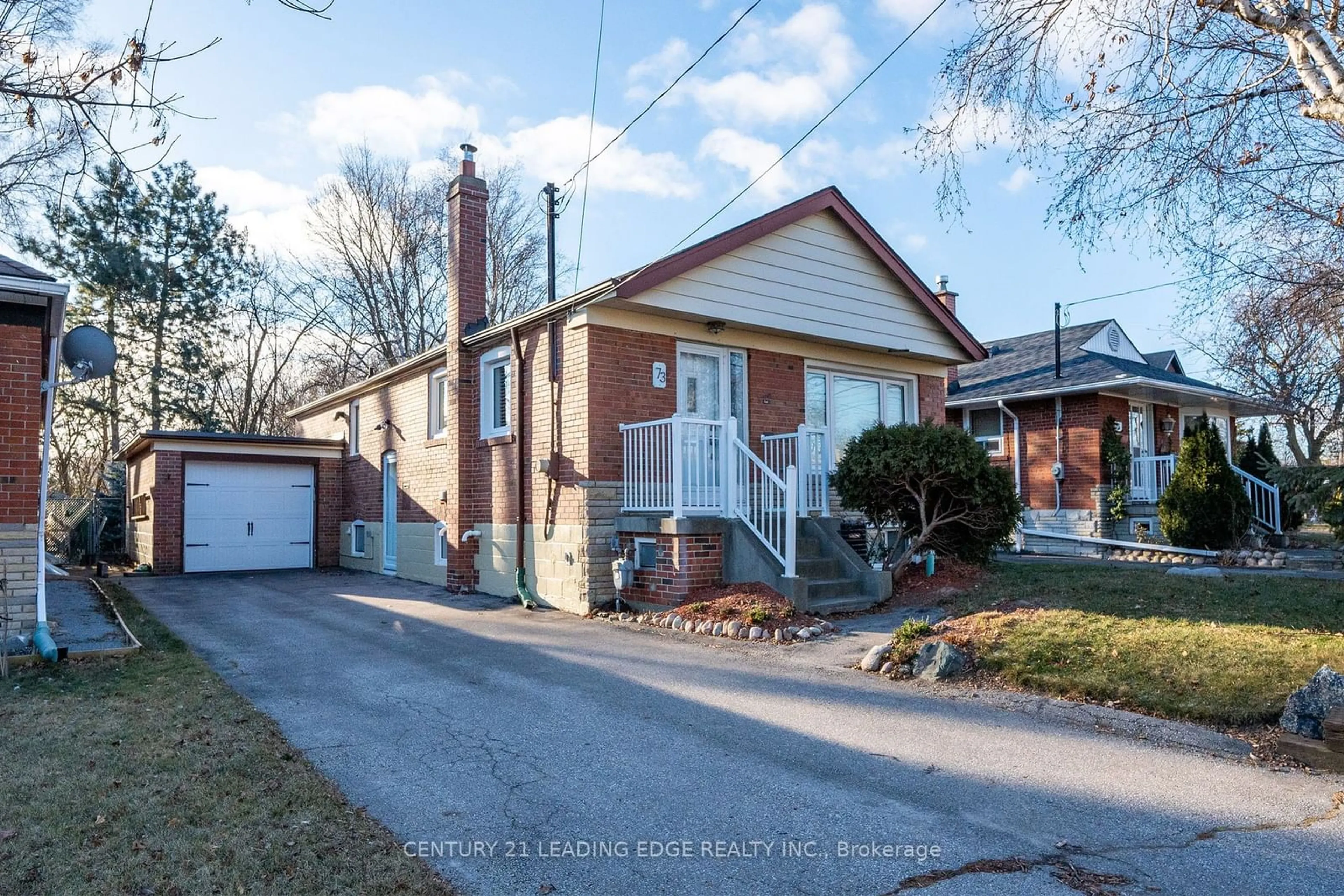 Home with brick exterior material, street for 73 Foxridge Dr, Toronto Ontario M1K 2G4