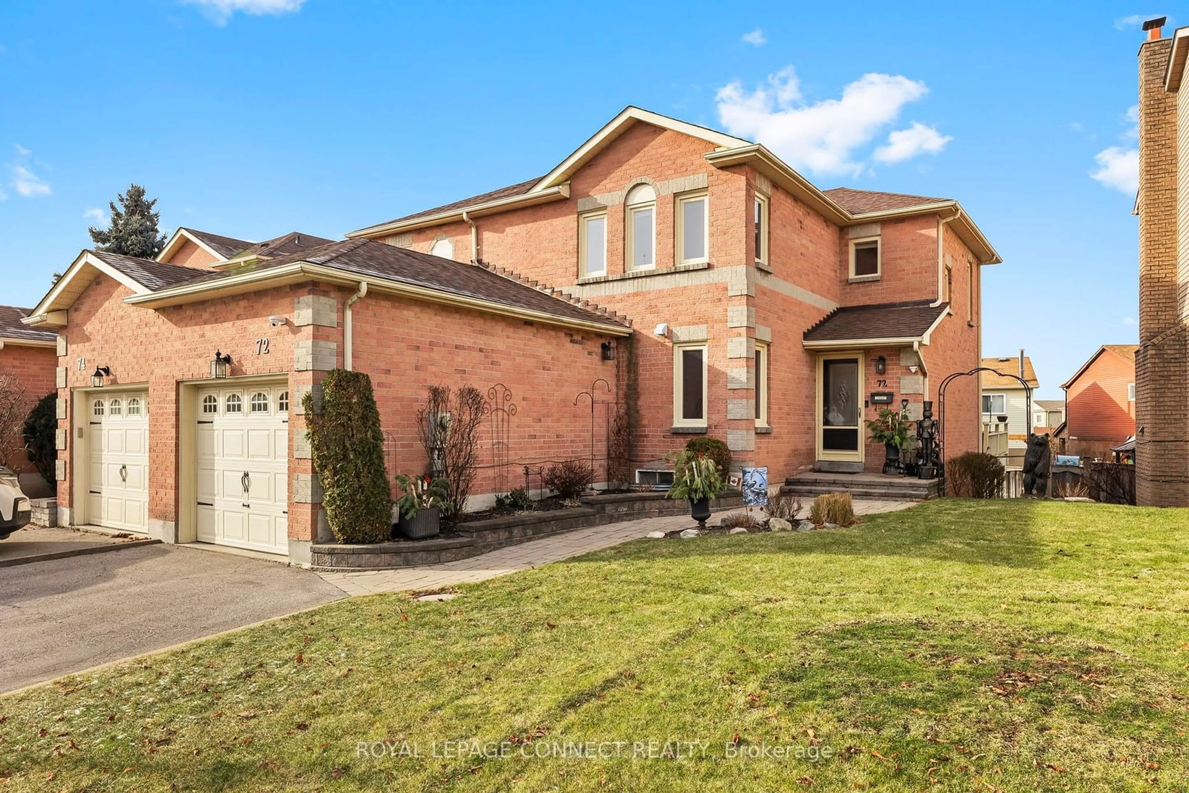 Home with brick exterior material, street for 72 Wright Cres, Ajax Ontario L1S 6X1