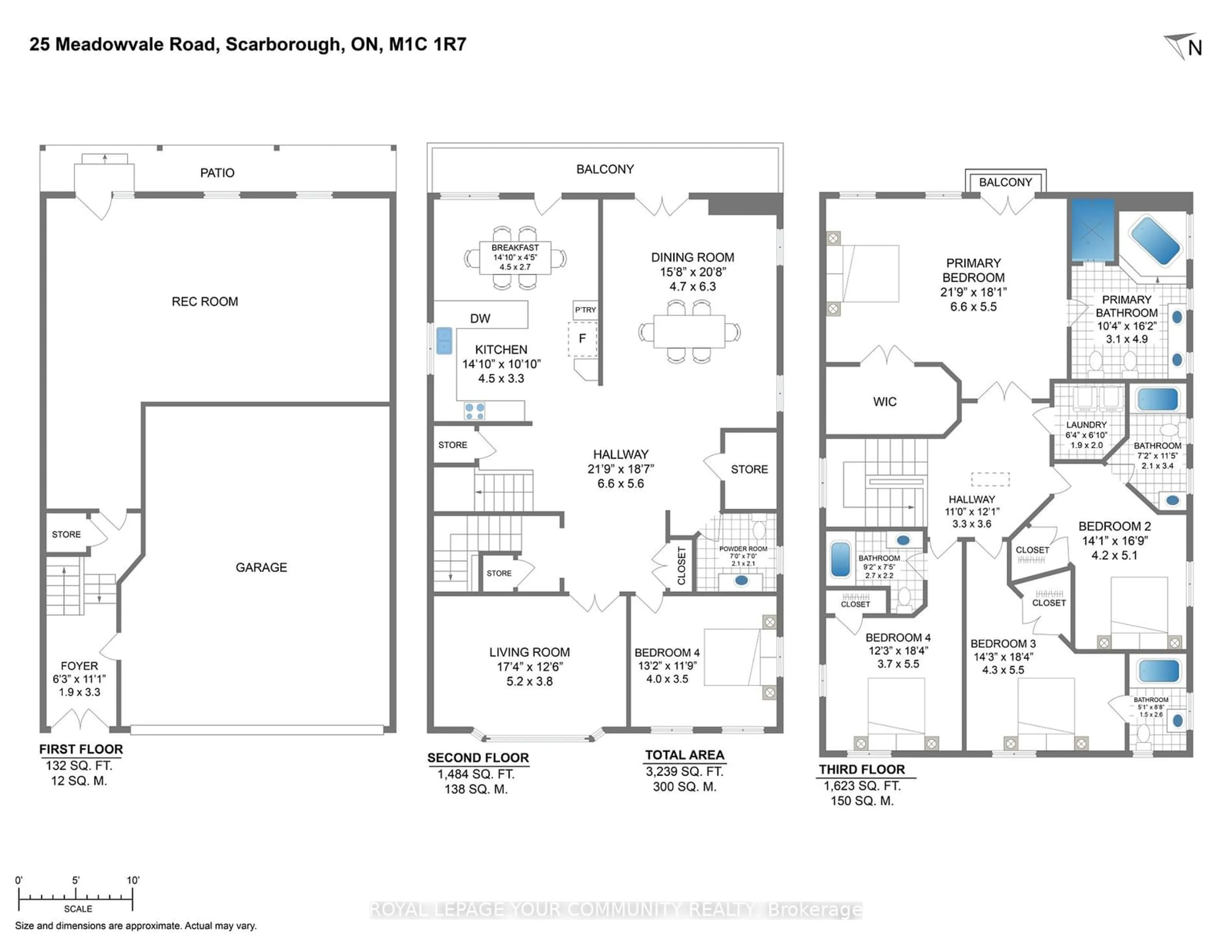 Floor plan for 25 Meadowvale Rd, Toronto Ontario M1C 1R7