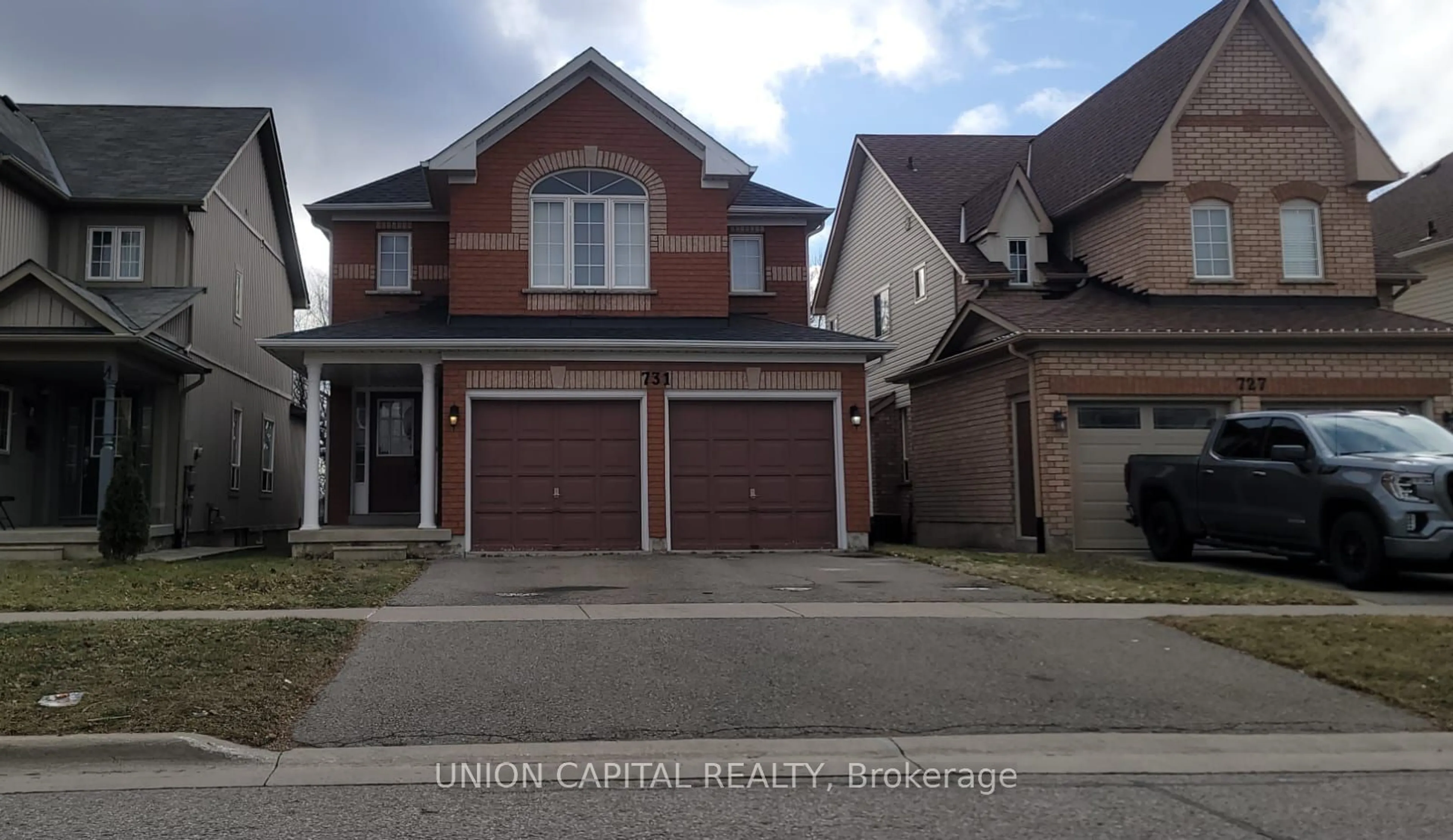 Home with brick exterior material, street for 731 Brasswinds Tr, Oshawa Ontario L1K 2Z1