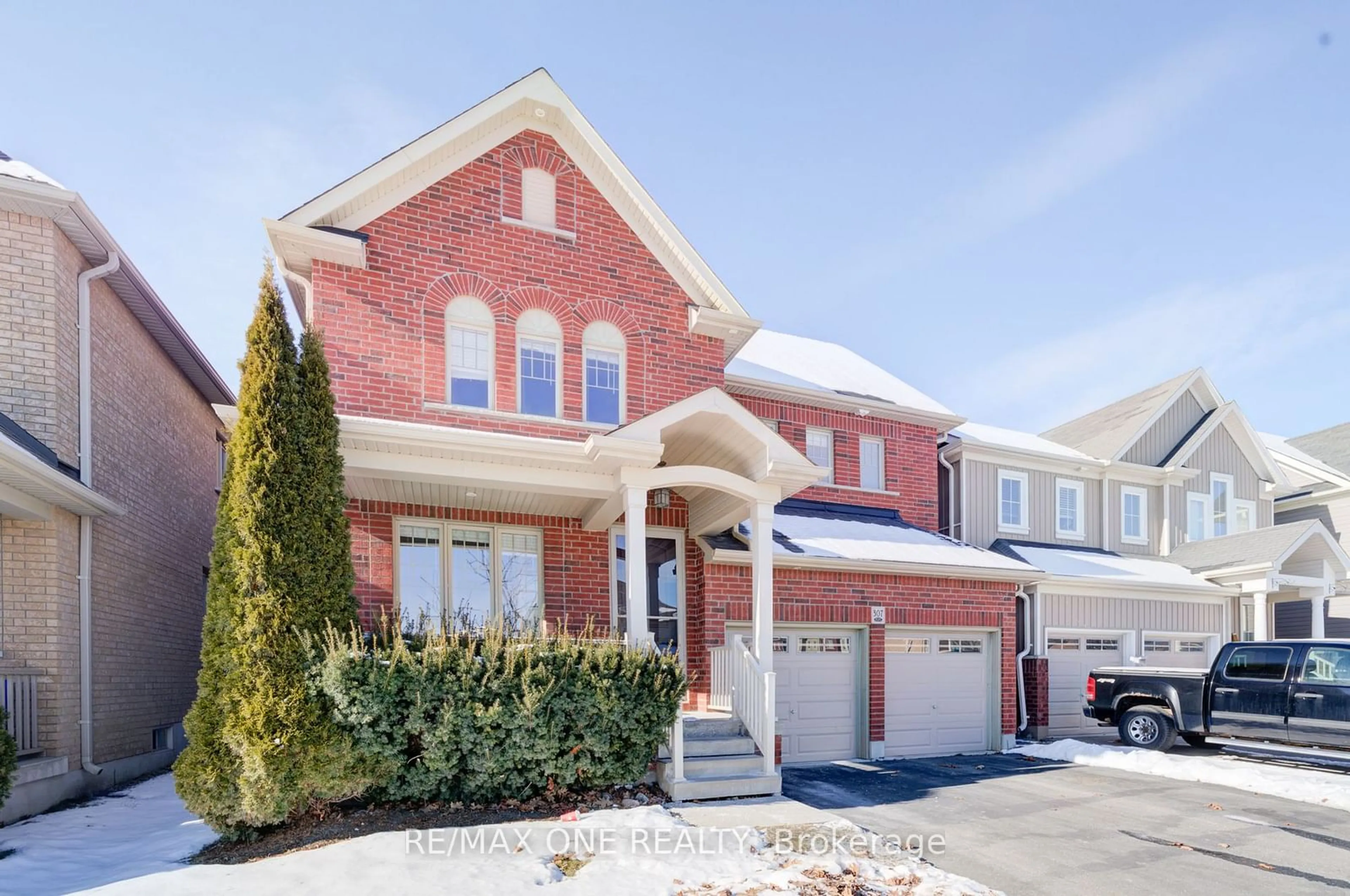 Home with brick exterior material, street for 307 BOSWELL Dr, Clarington Ontario L1C 3K7