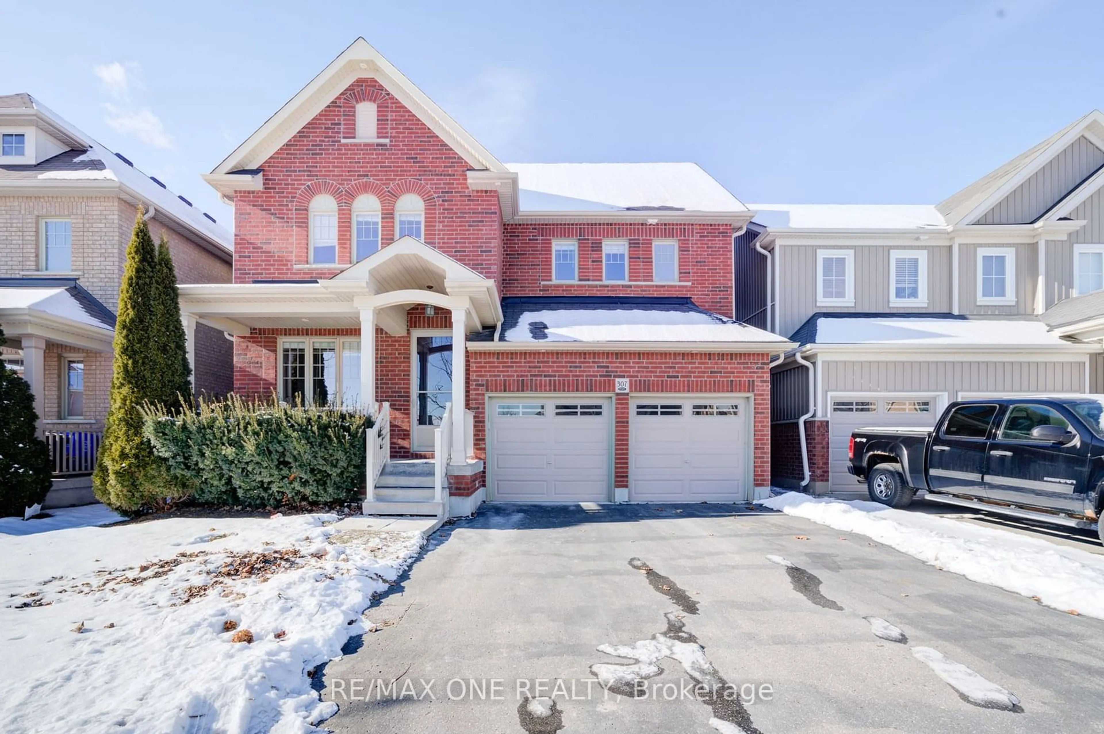 Home with brick exterior material, street for 307 BOSWELL Dr, Clarington Ontario L1C 3K7