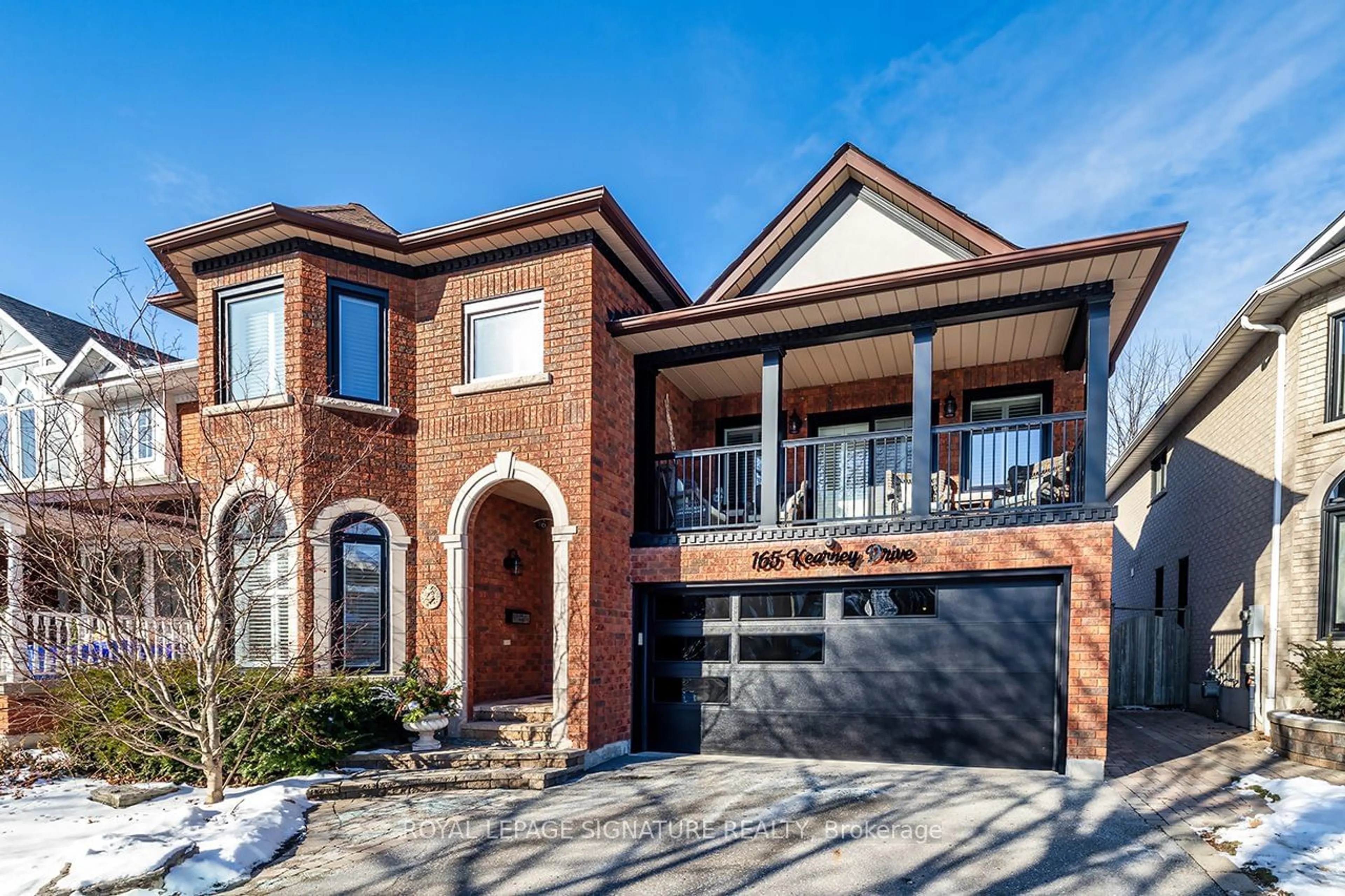 Home with brick exterior material, street for 165 Kearney Dr, Ajax Ontario L1T 4B1