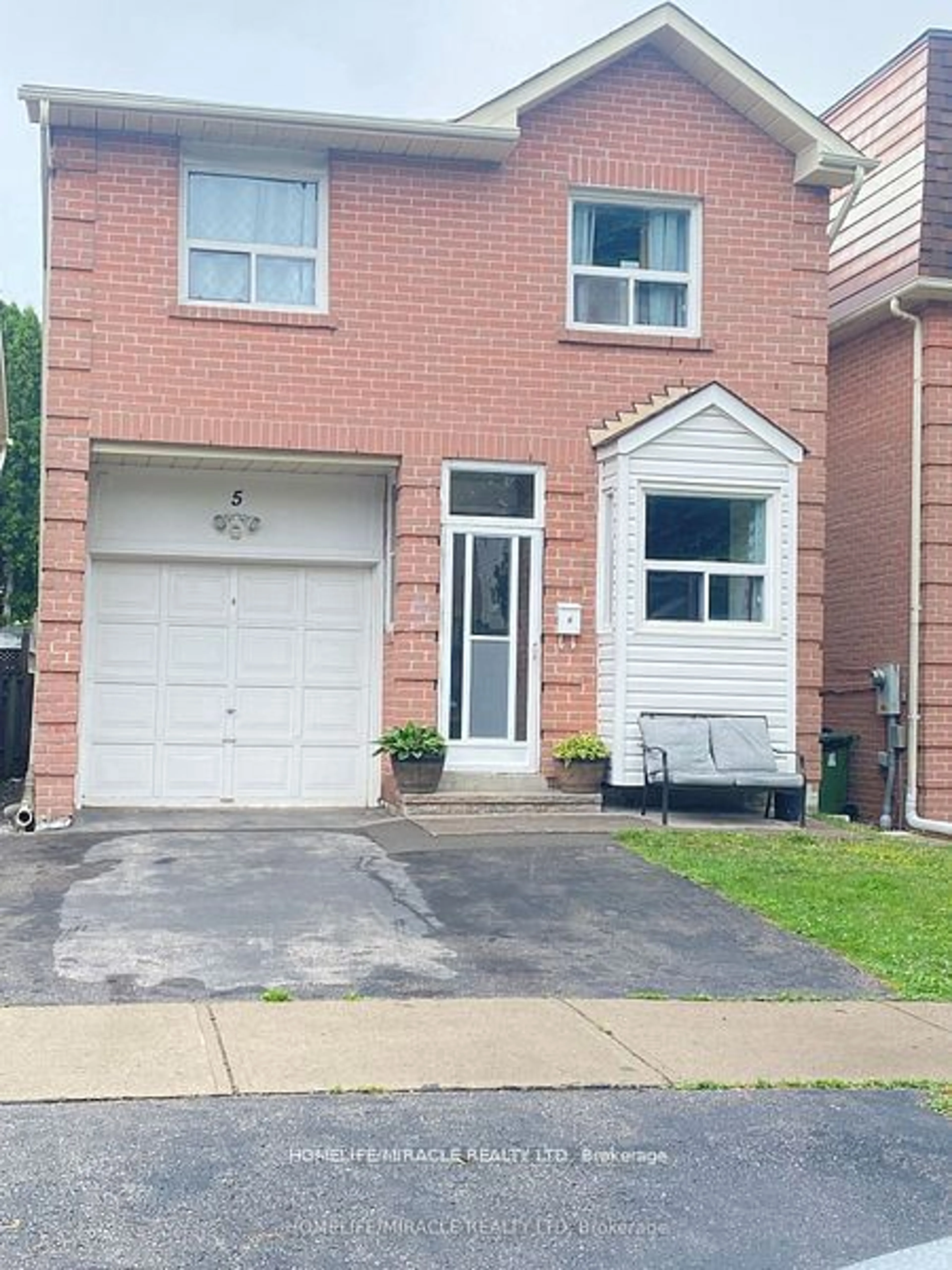 Home with brick exterior material, street for 5 Kimbercroft Crt, Toronto Ontario M1S 4V6