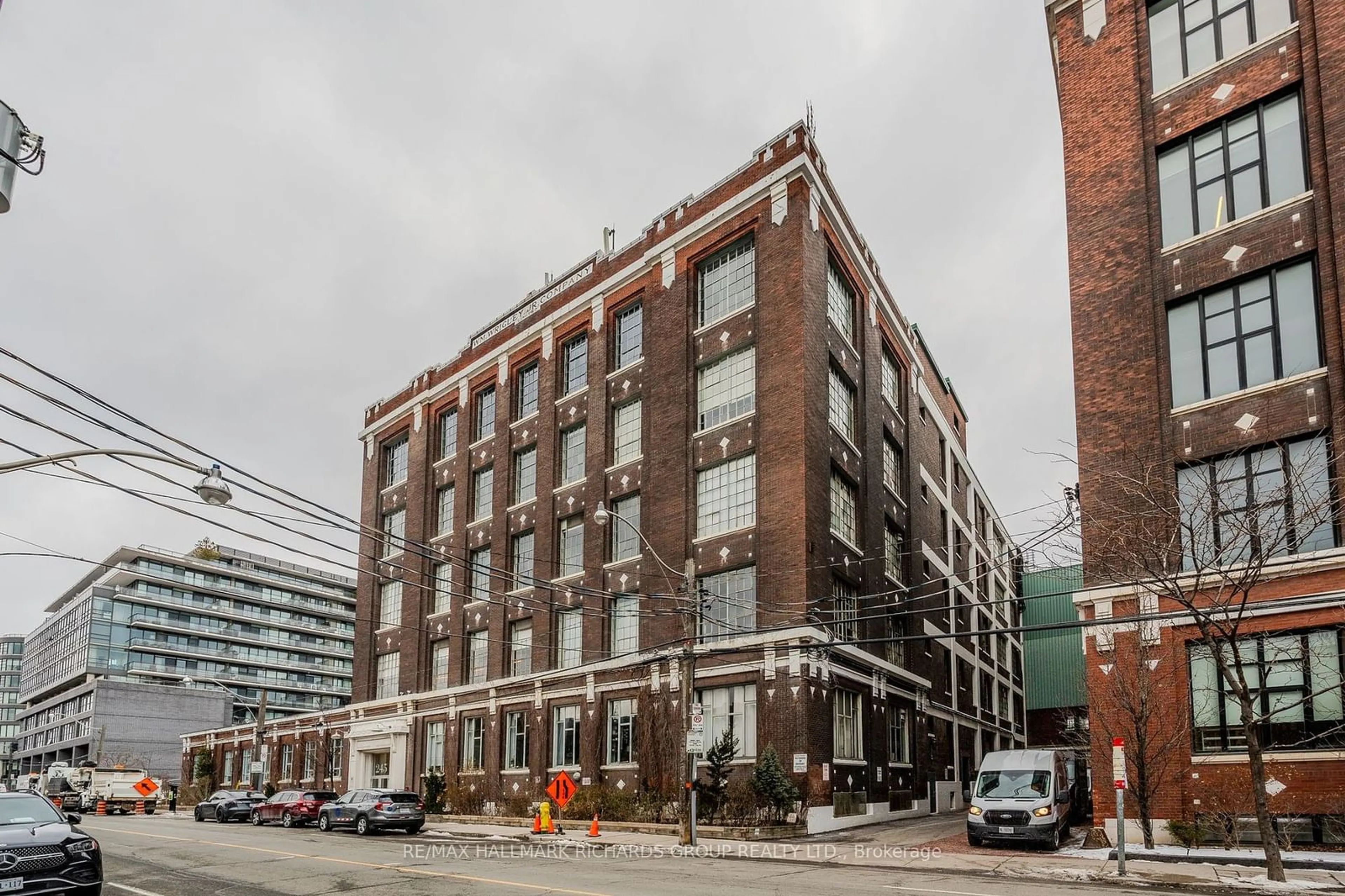 Home with brick exterior material, building for 245 Carlaw Ave #210A, Toronto Ontario M4M 2S1