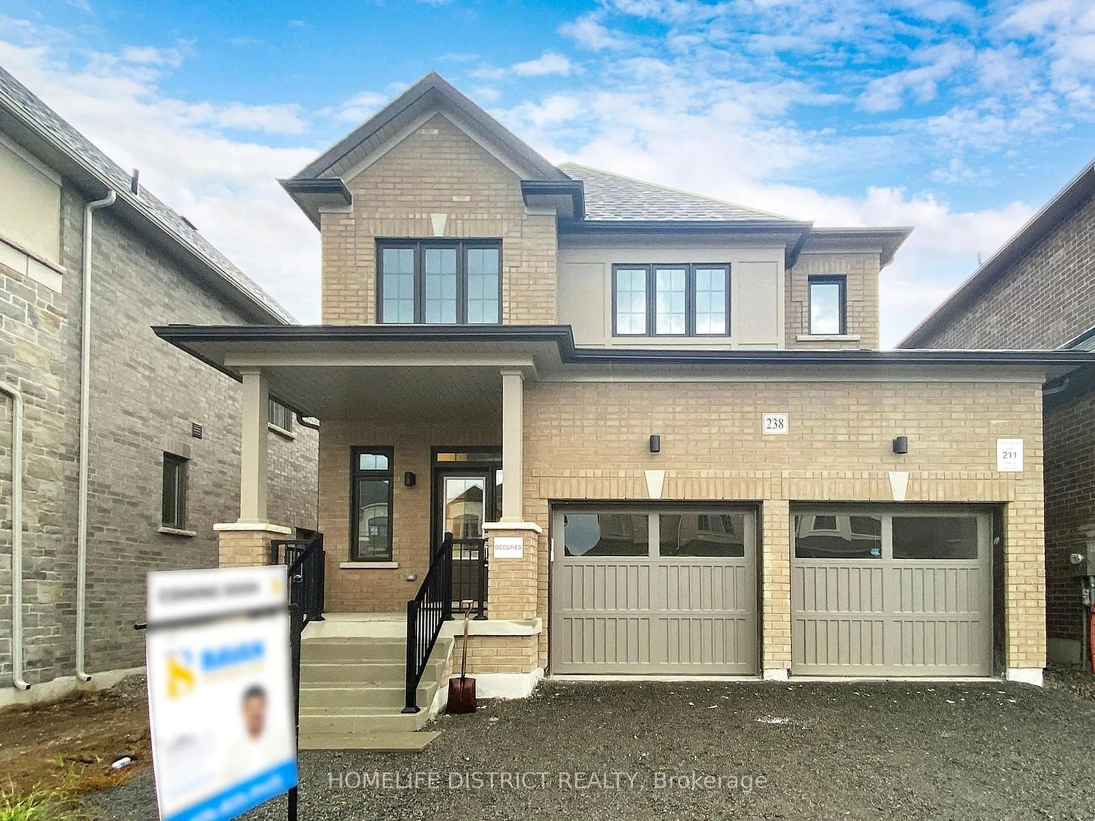 Home with brick exterior material, street for 238 Flood Ave Ave, Clarington Ontario L1B 0C9