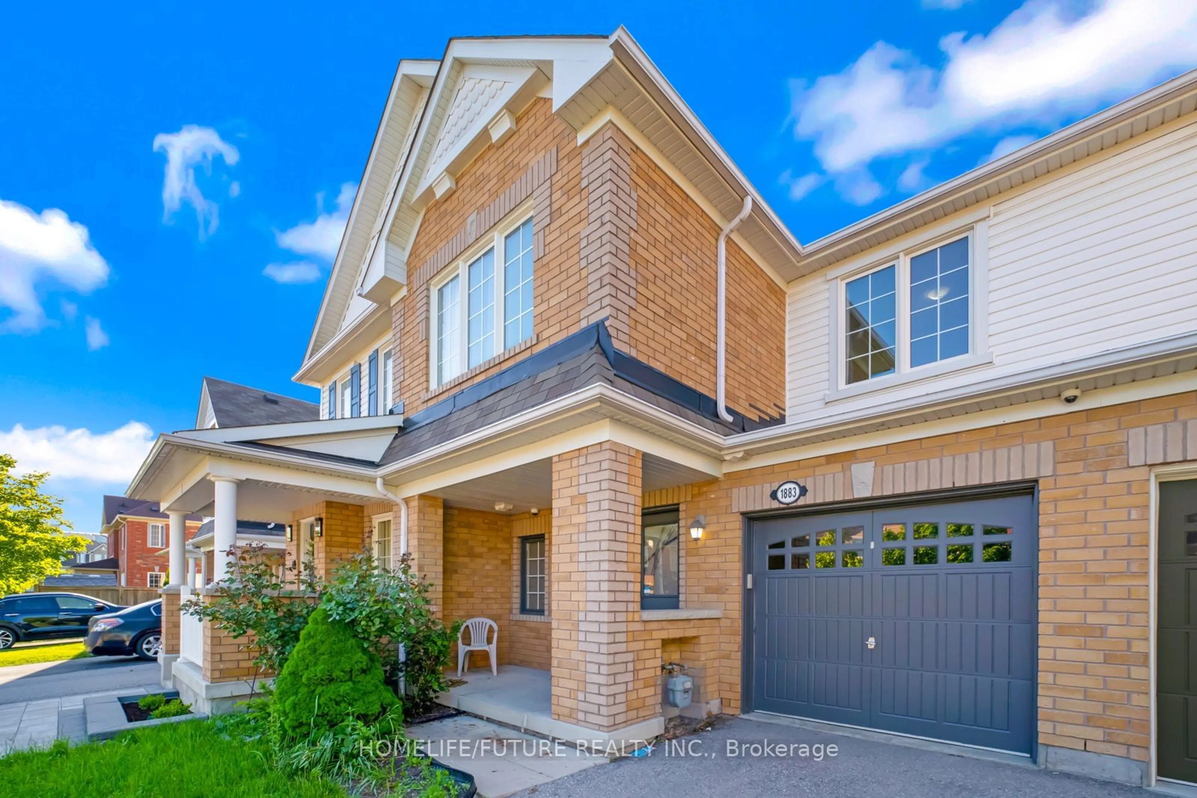 Home with brick exterior material, street for 1883 Liatris Dr, Pickering Ontario L1X 0A4