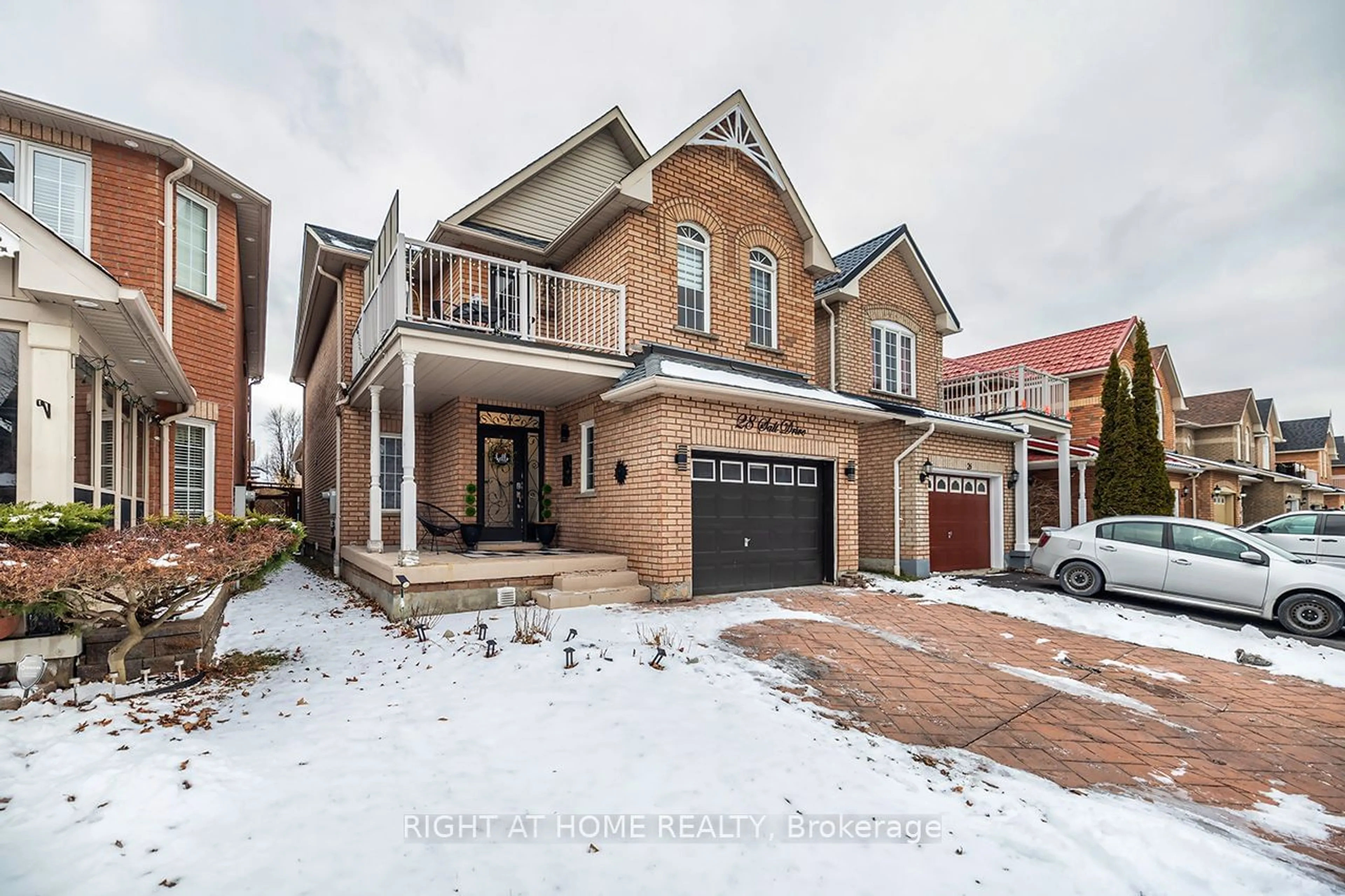 Home with brick exterior material, street for 28 Salt Dr, Ajax Ontario L1S 7P5