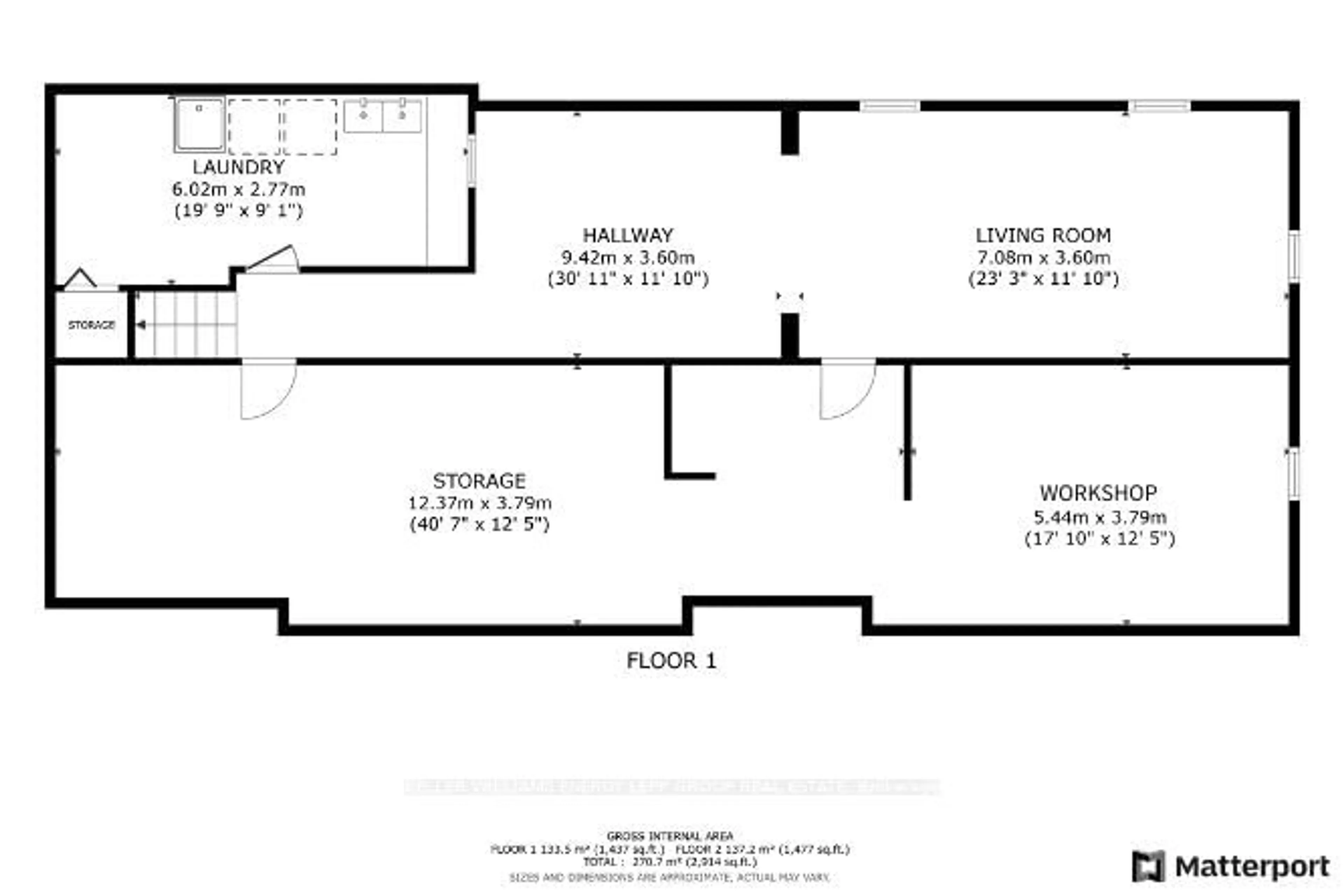 Floor plan for 336 Conlin Rd, Oshawa Ontario L1H 7K5