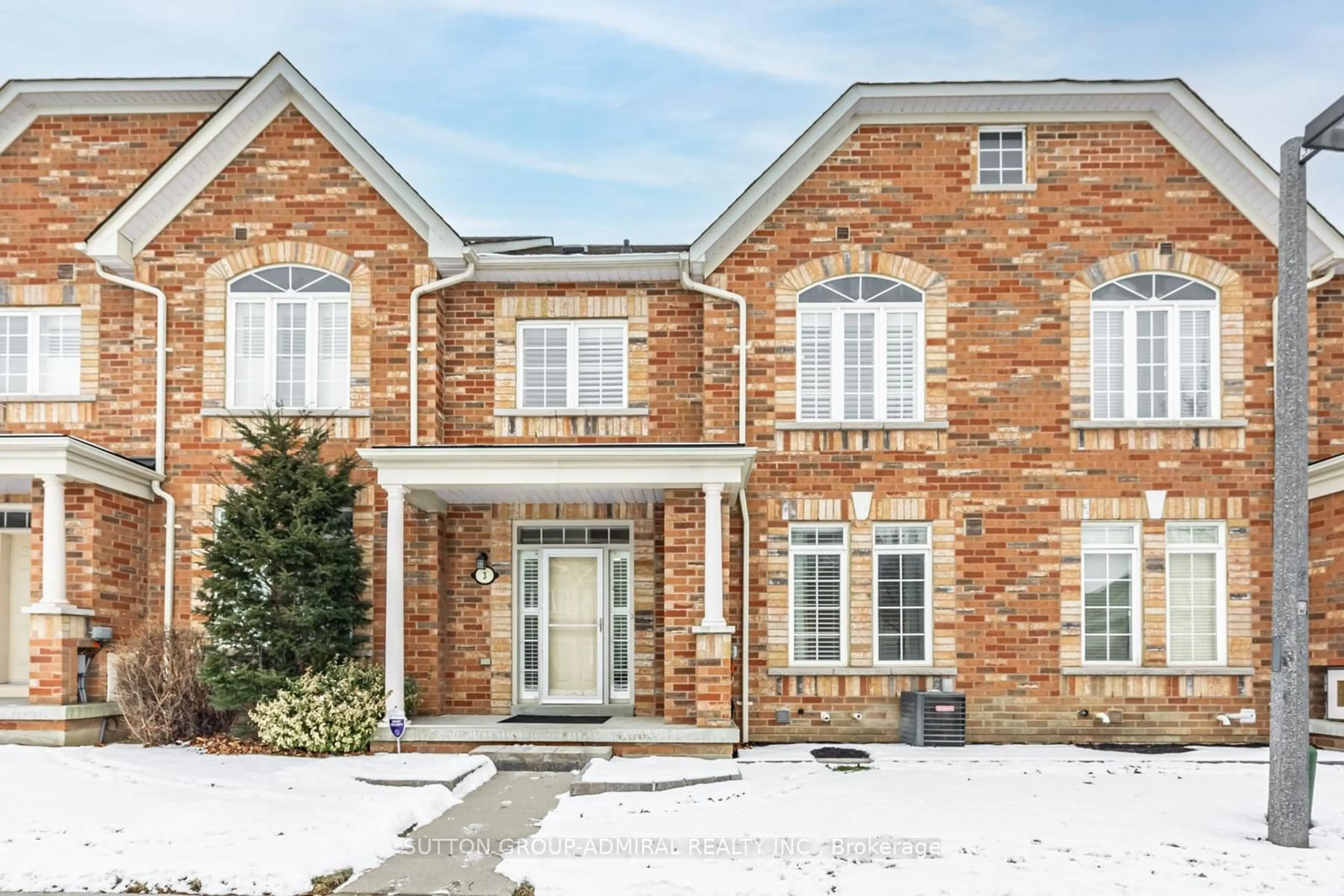 Home with brick exterior material, street for 3 Cheltonwood Way, Whitby Ontario L1R 0C9