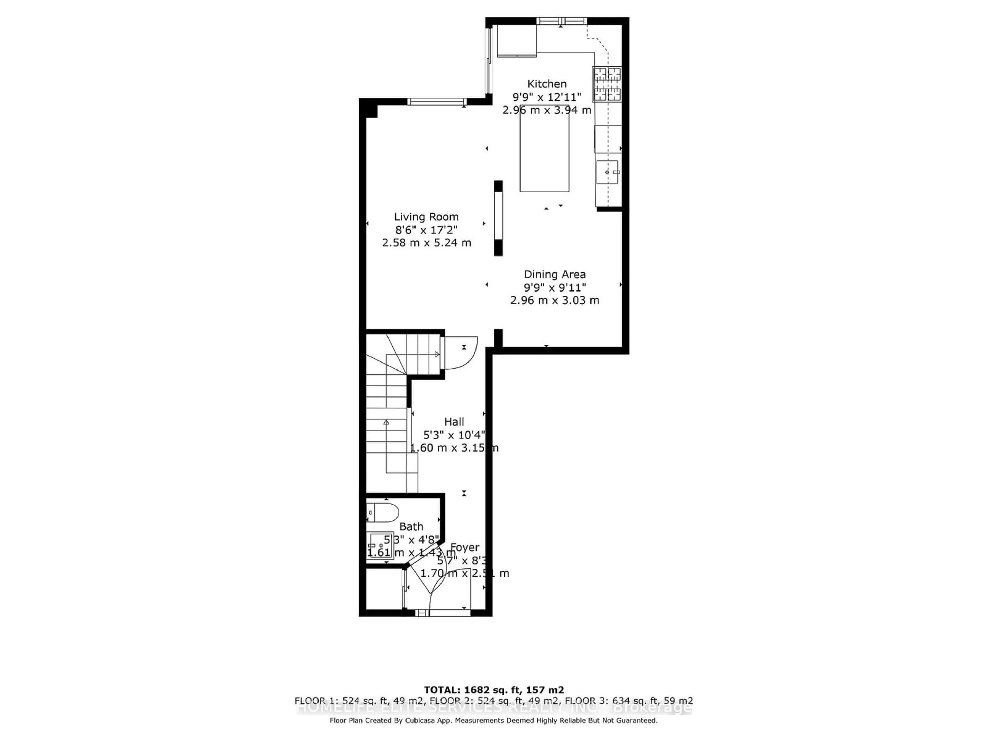 Floor plan for 99 Robbinstone Dr, Toronto Ontario M1B 2C4