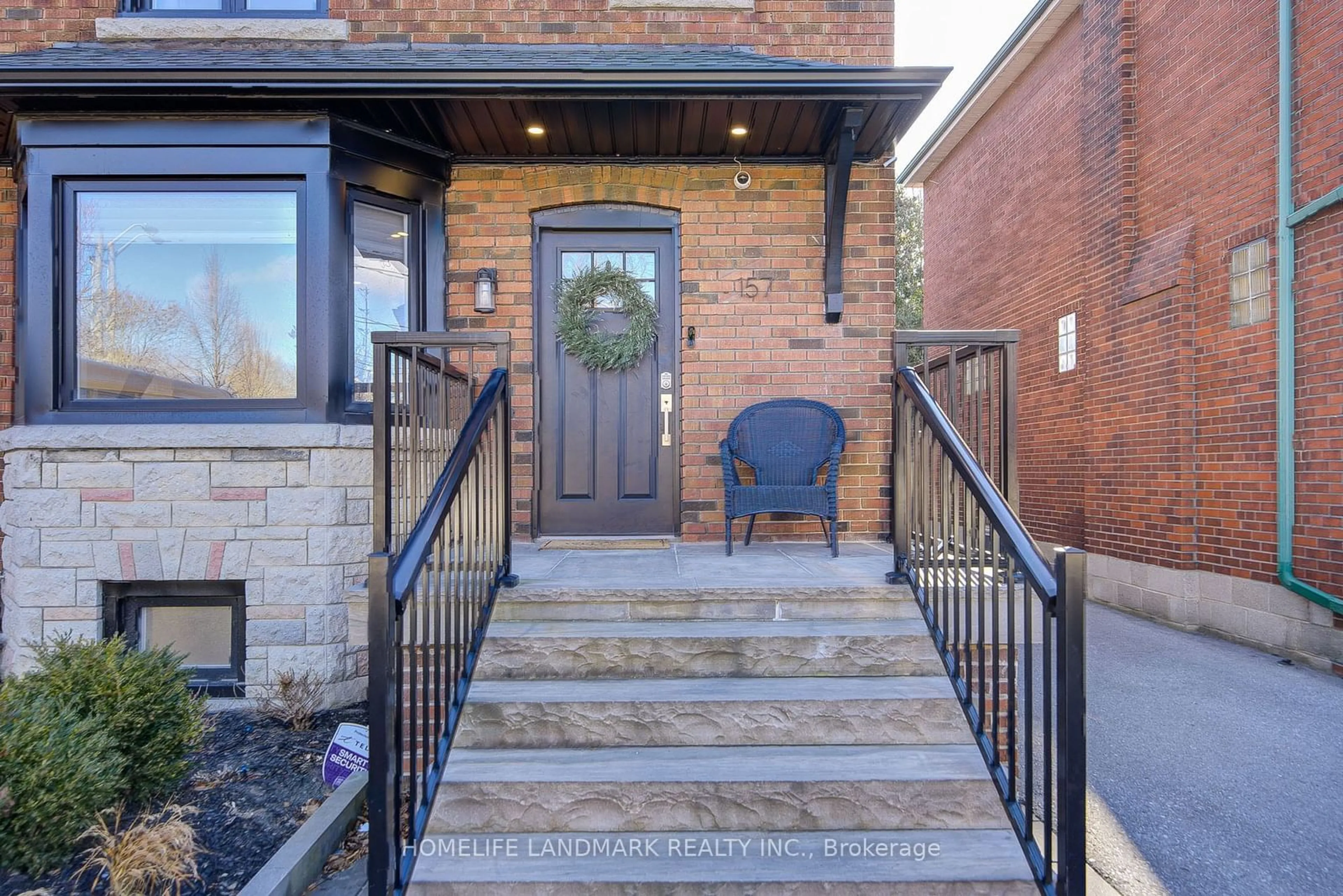 Home with brick exterior material, street for 157 Gamble Ave, Toronto Ontario M4J 2P2