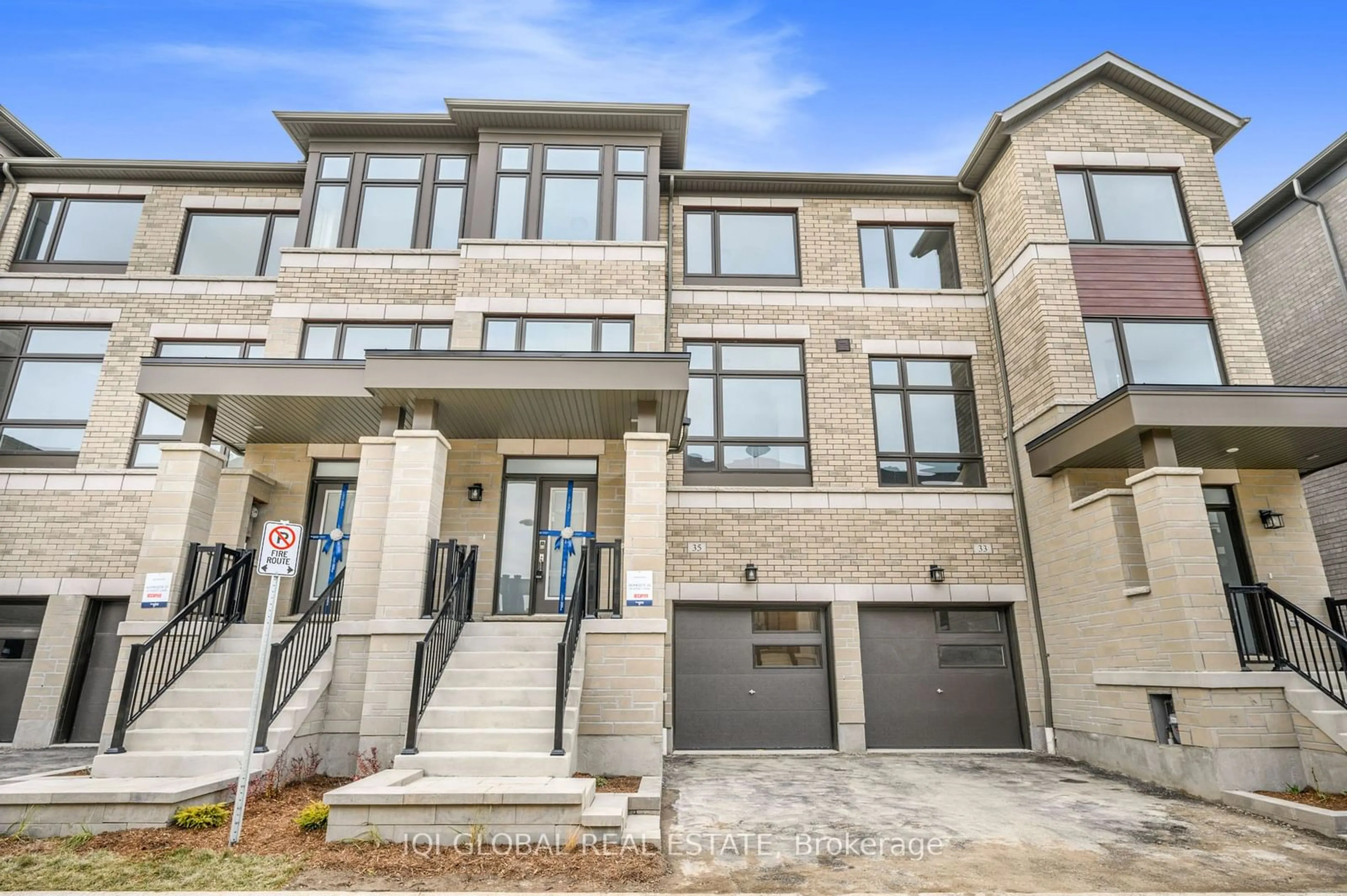 Home with brick exterior material, street for 35 Douet Lane, Ajax Ontario L1Z 0V4