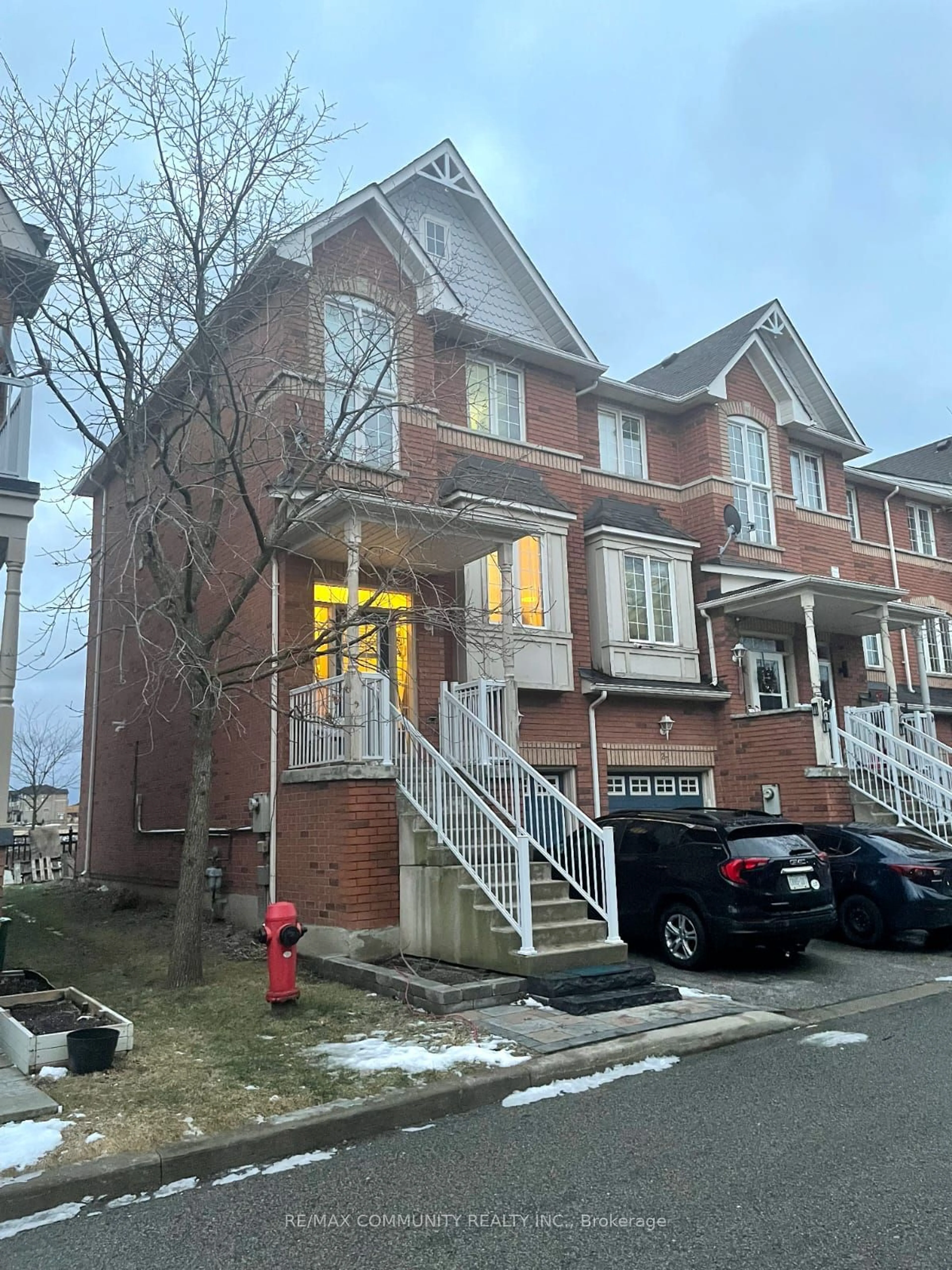 Home with brick exterior material, street for 25 Annable Lane #34, Ajax Ontario L1S 7S6