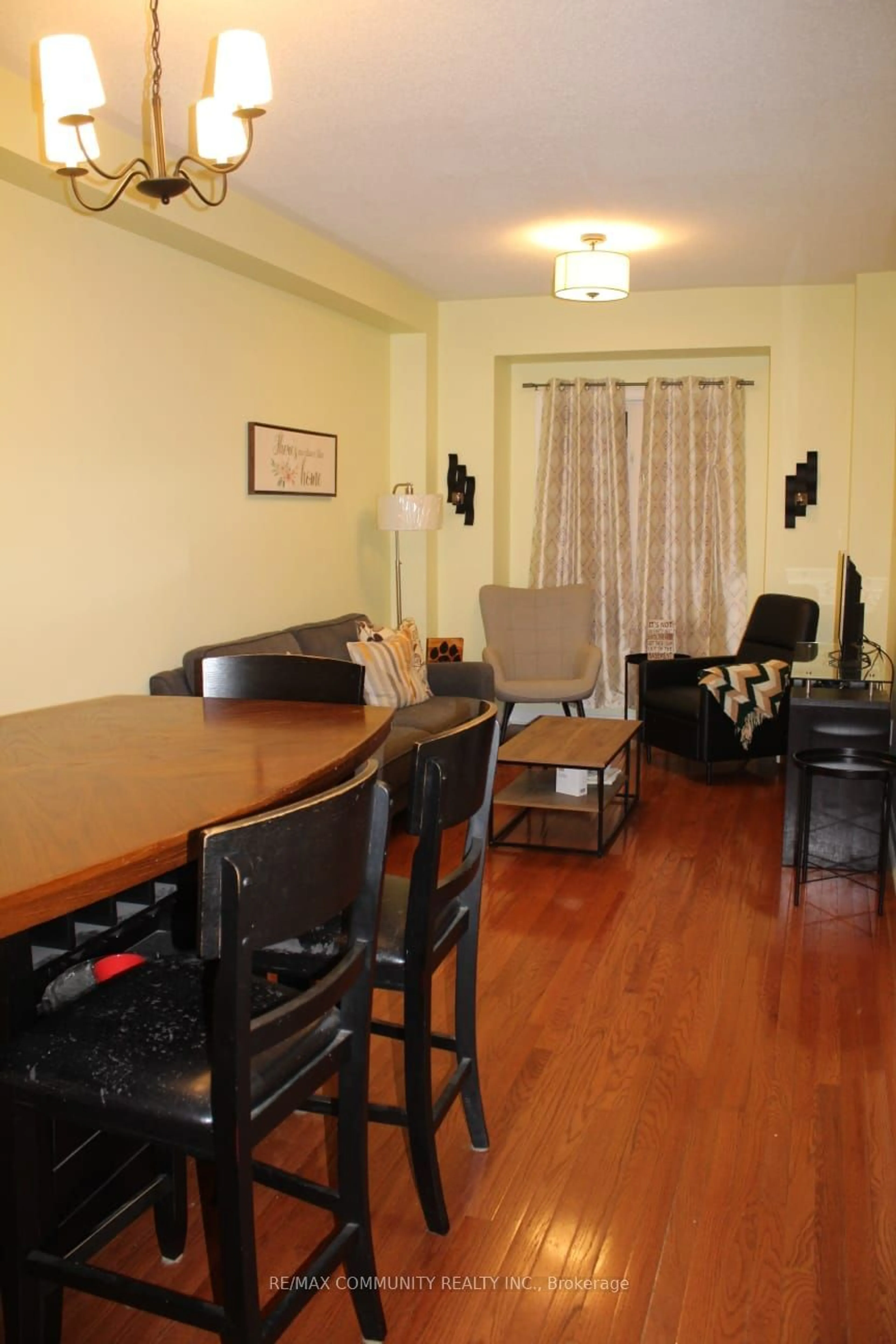 Dining room, wood/laminate floor for 25 Annable Lane #34, Ajax Ontario L1S 7S6