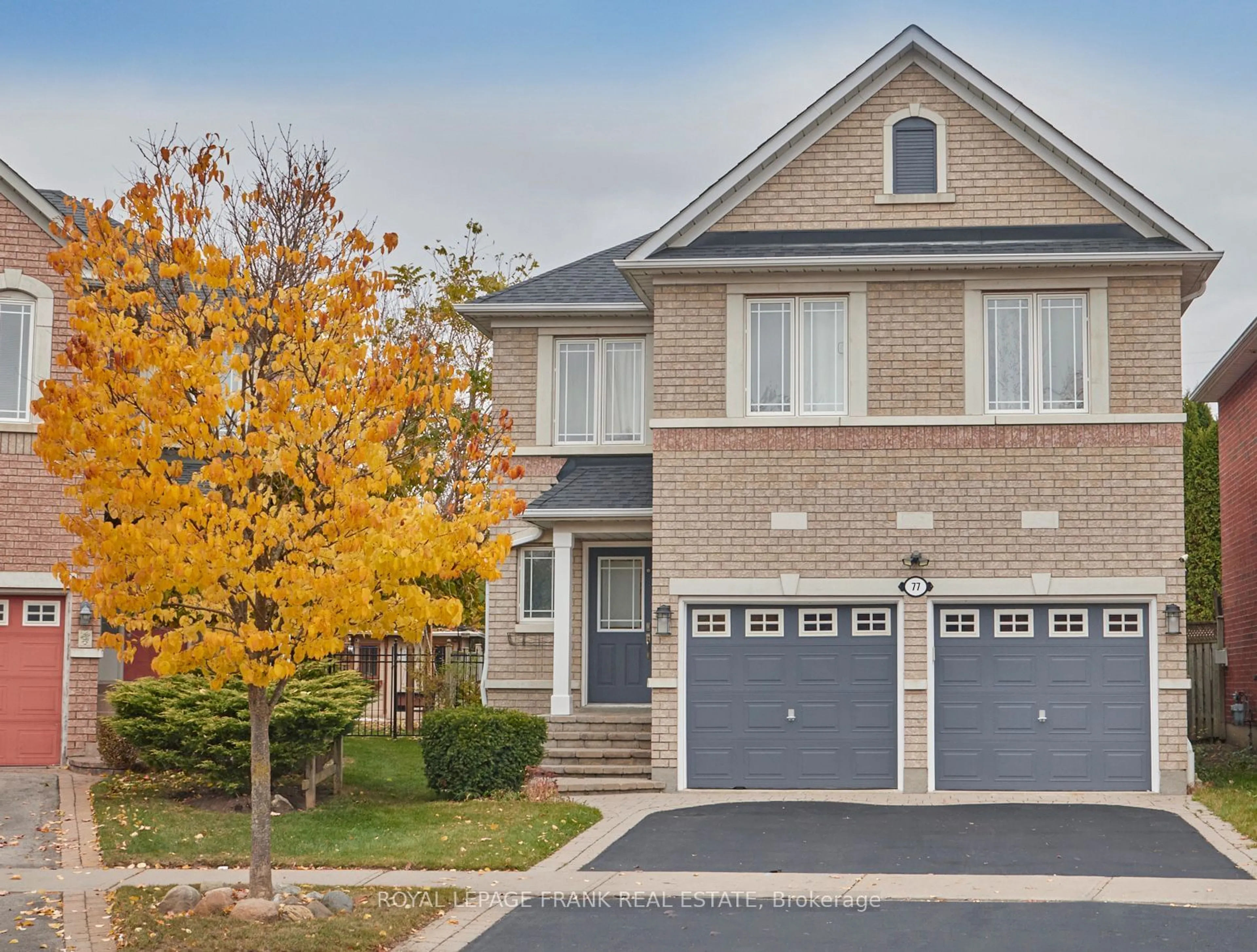 Home with brick exterior material, street for 77 Harty Cres, Ajax Ontario L1T 4E7