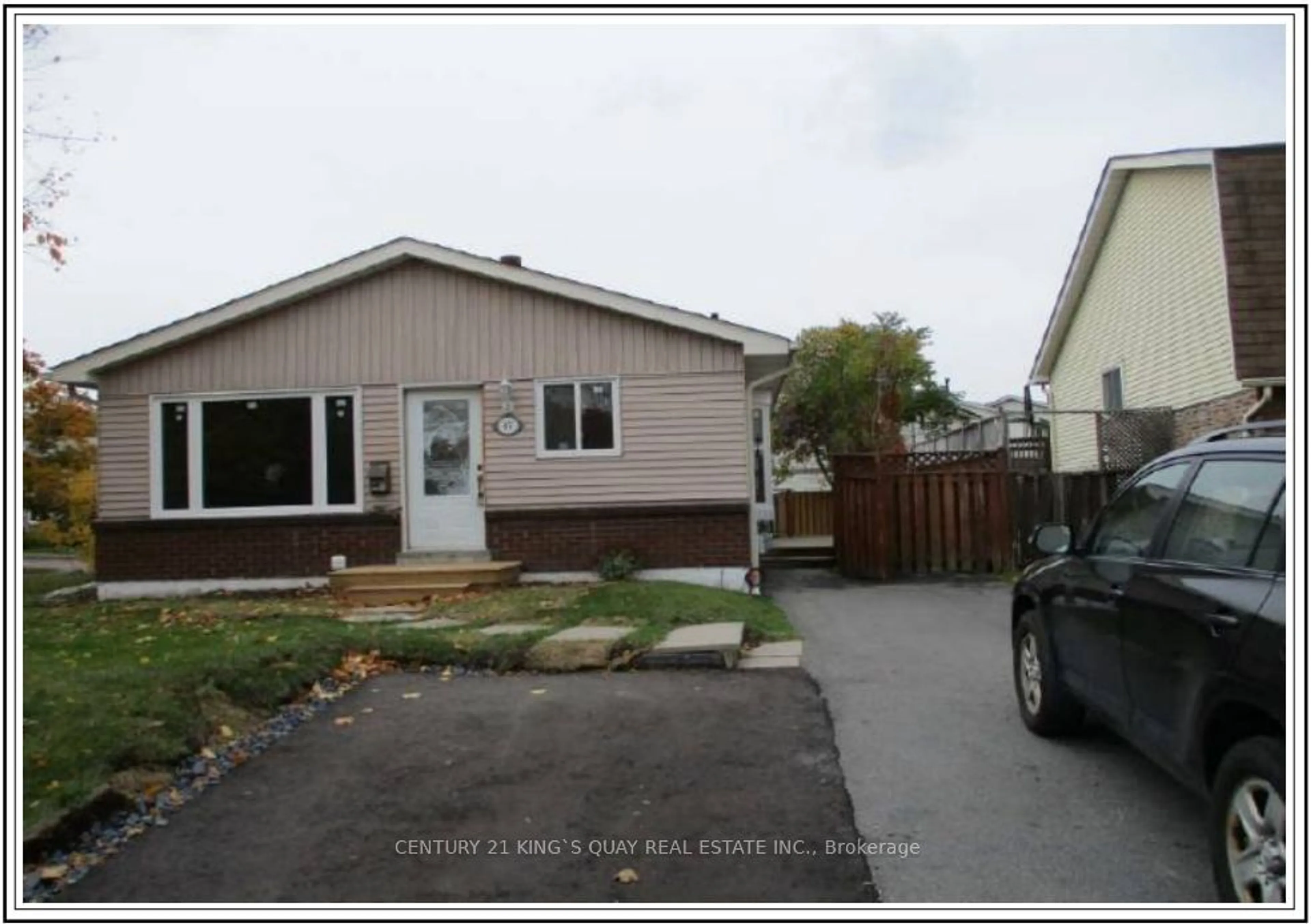 Home with vinyl exterior material, street for 67 ORMOND Dr, Oshawa Ontario L1G 7E3