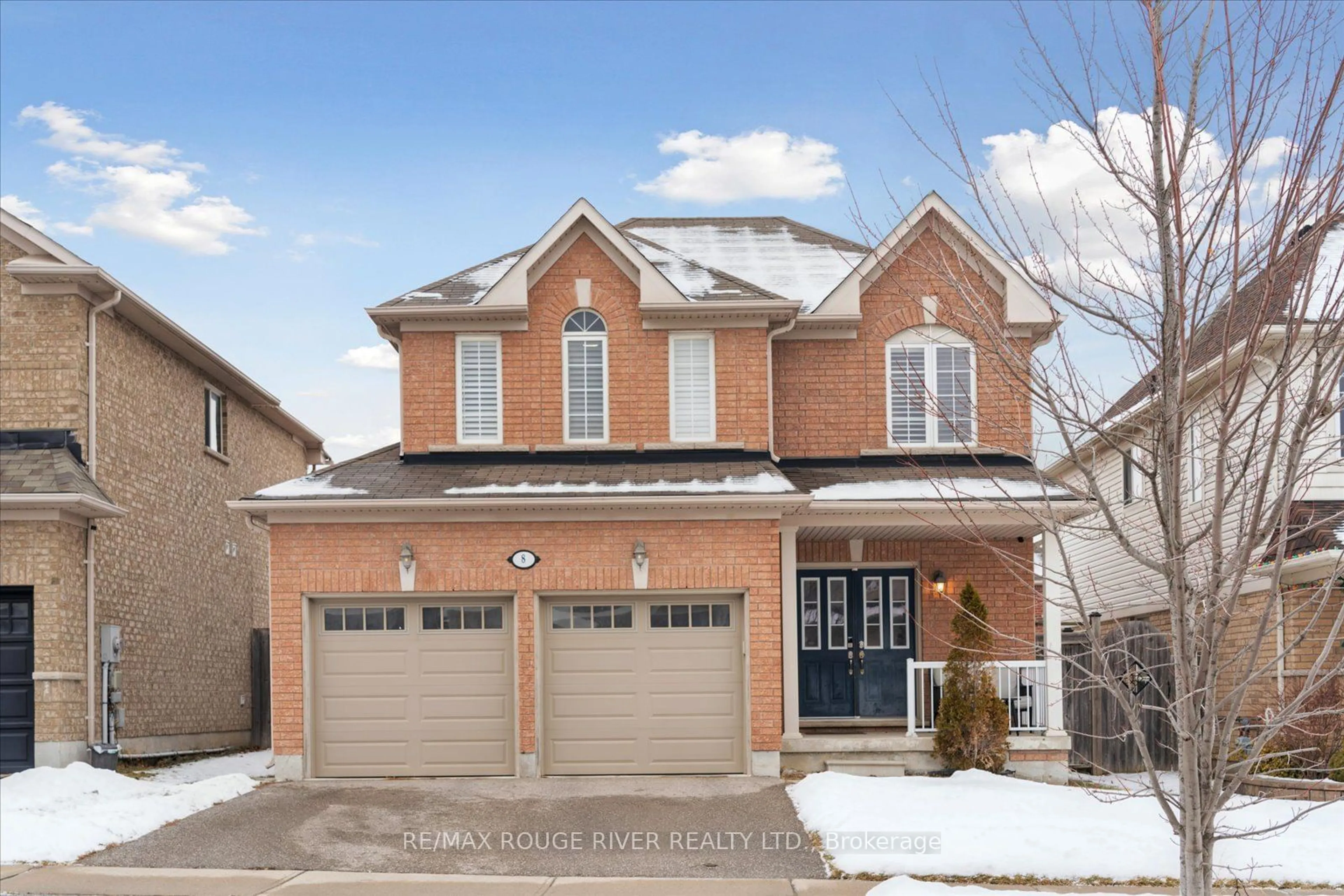 Home with brick exterior material, street for 8 Kimble Ave, Clarington Ontario L1C 0J8