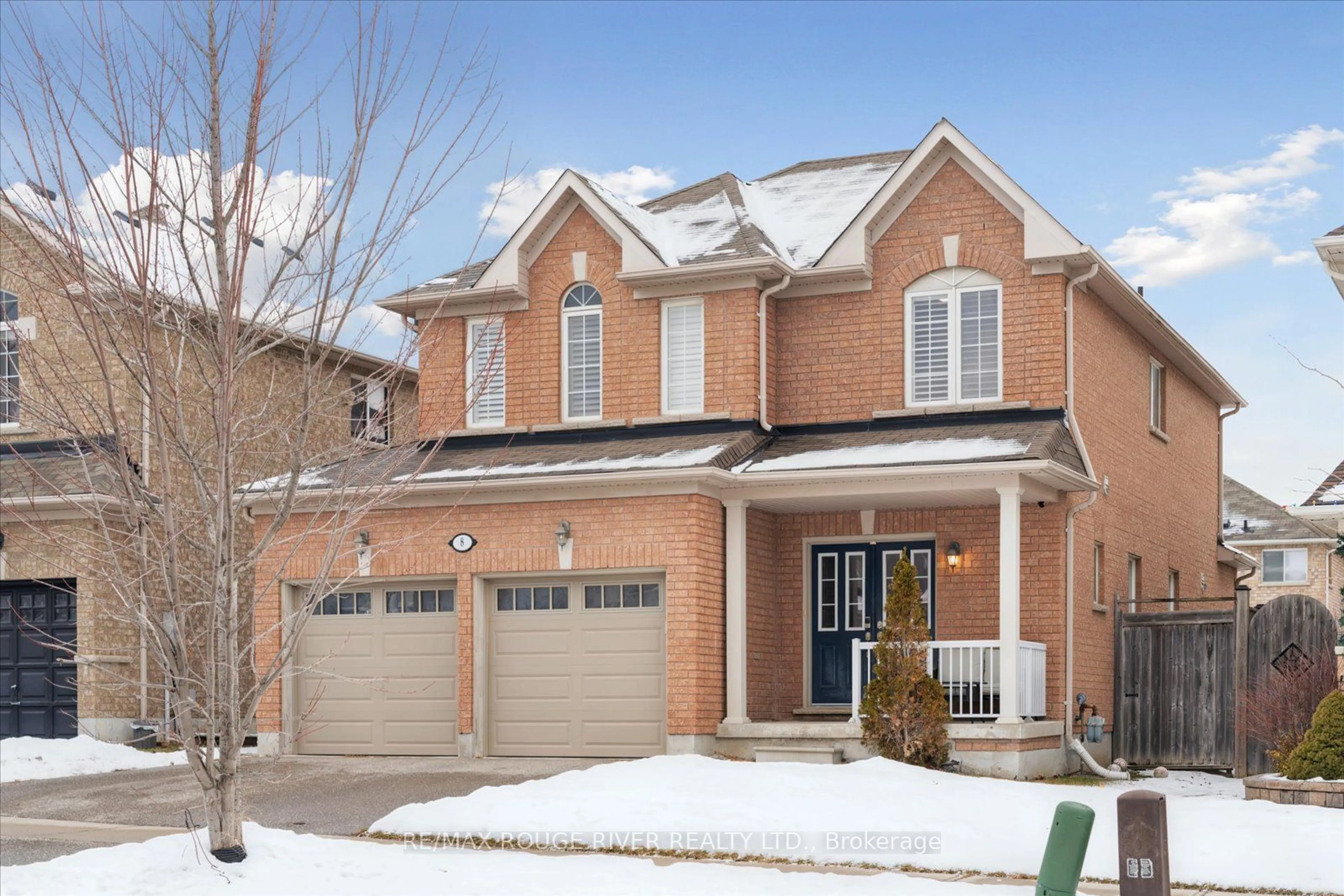 Home with brick exterior material, street for 8 Kimble Ave, Clarington Ontario L1C 0J8