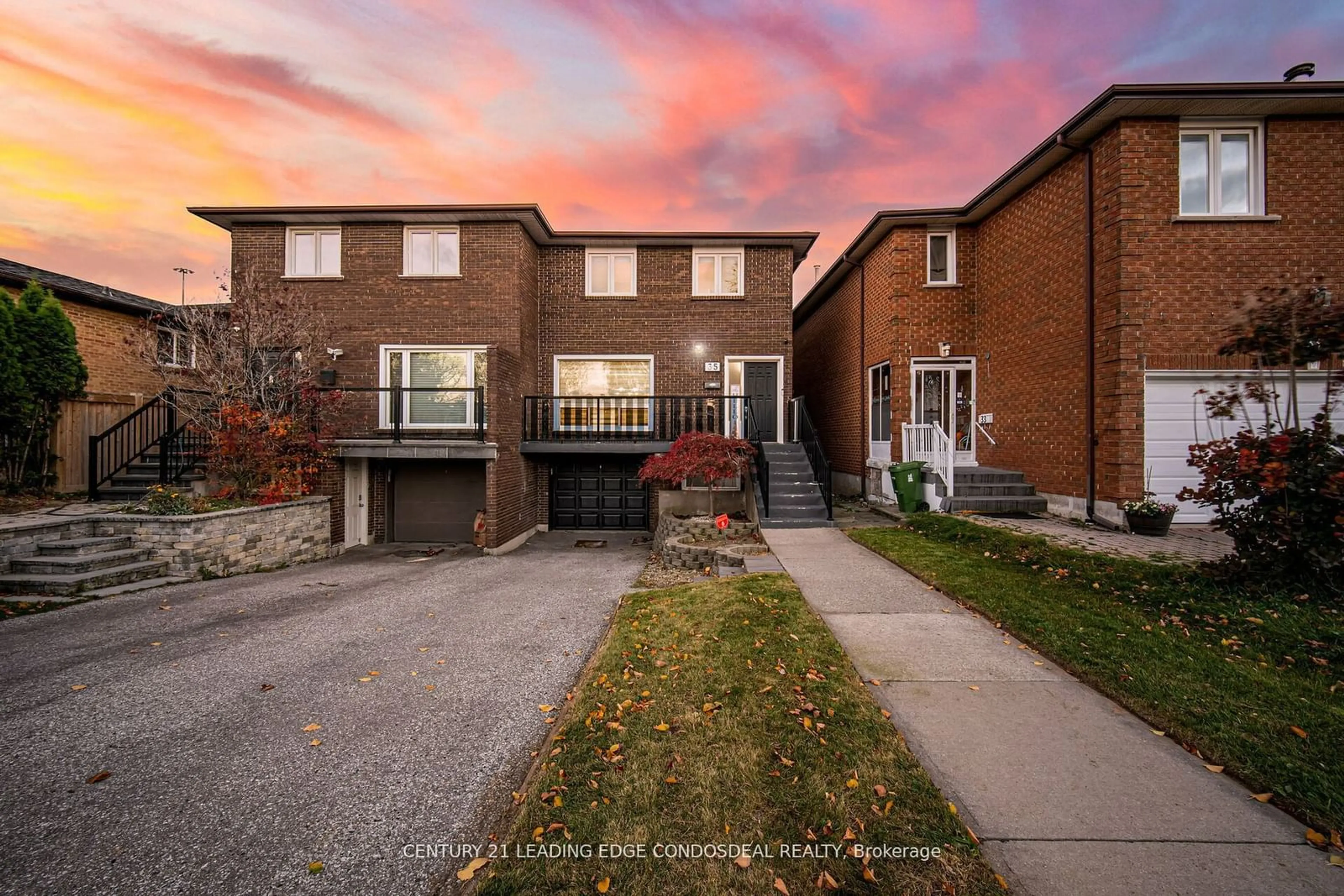 Home with brick exterior material, street for 35 Heaslip Terr, Toronto Ontario M1T 1W8