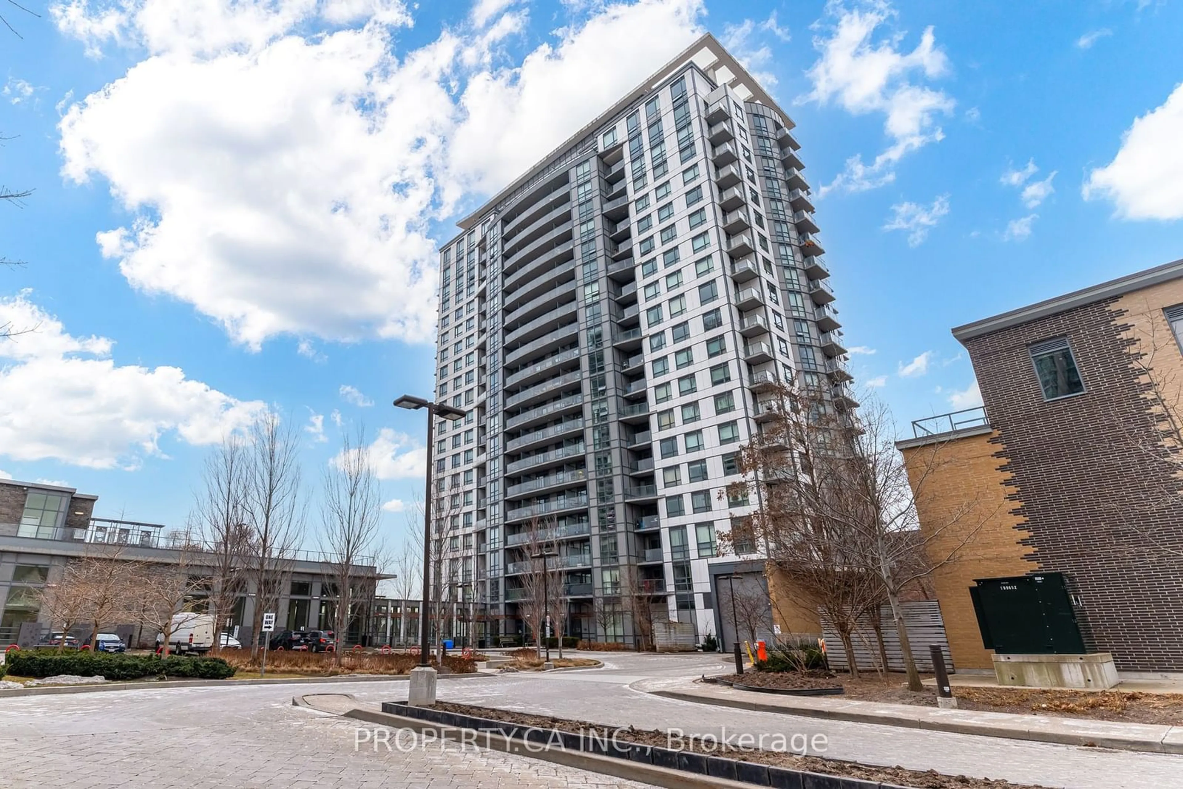 A pic from outside/outdoor area/front of a property/back of a property/a pic from drone, unknown for 185 Bonis Ave #911, Toronto Ontario M1T 0A4