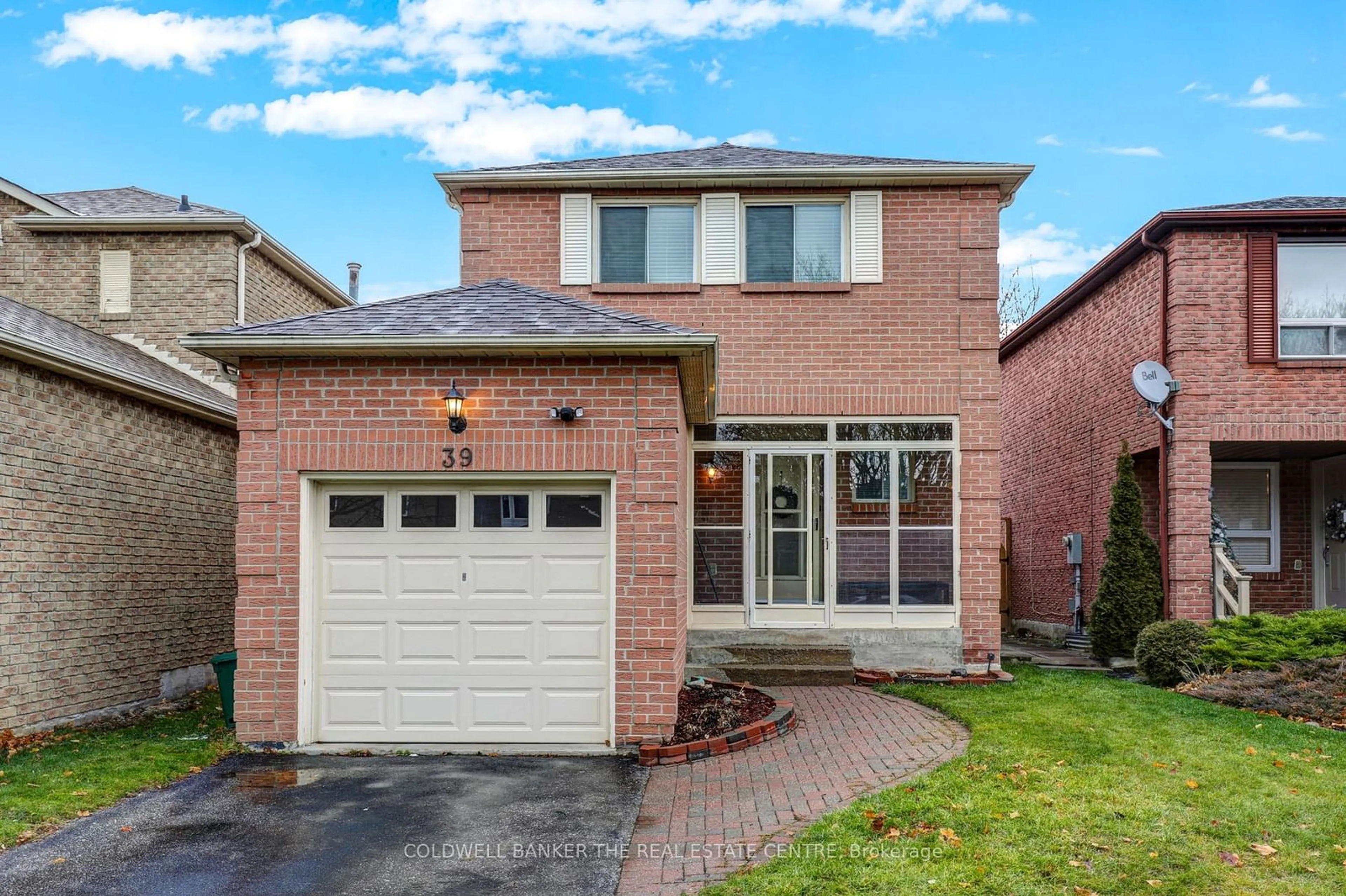 Home with brick exterior material, street for 39 Carnelly Cres, Ajax Ontario L1T 2H5