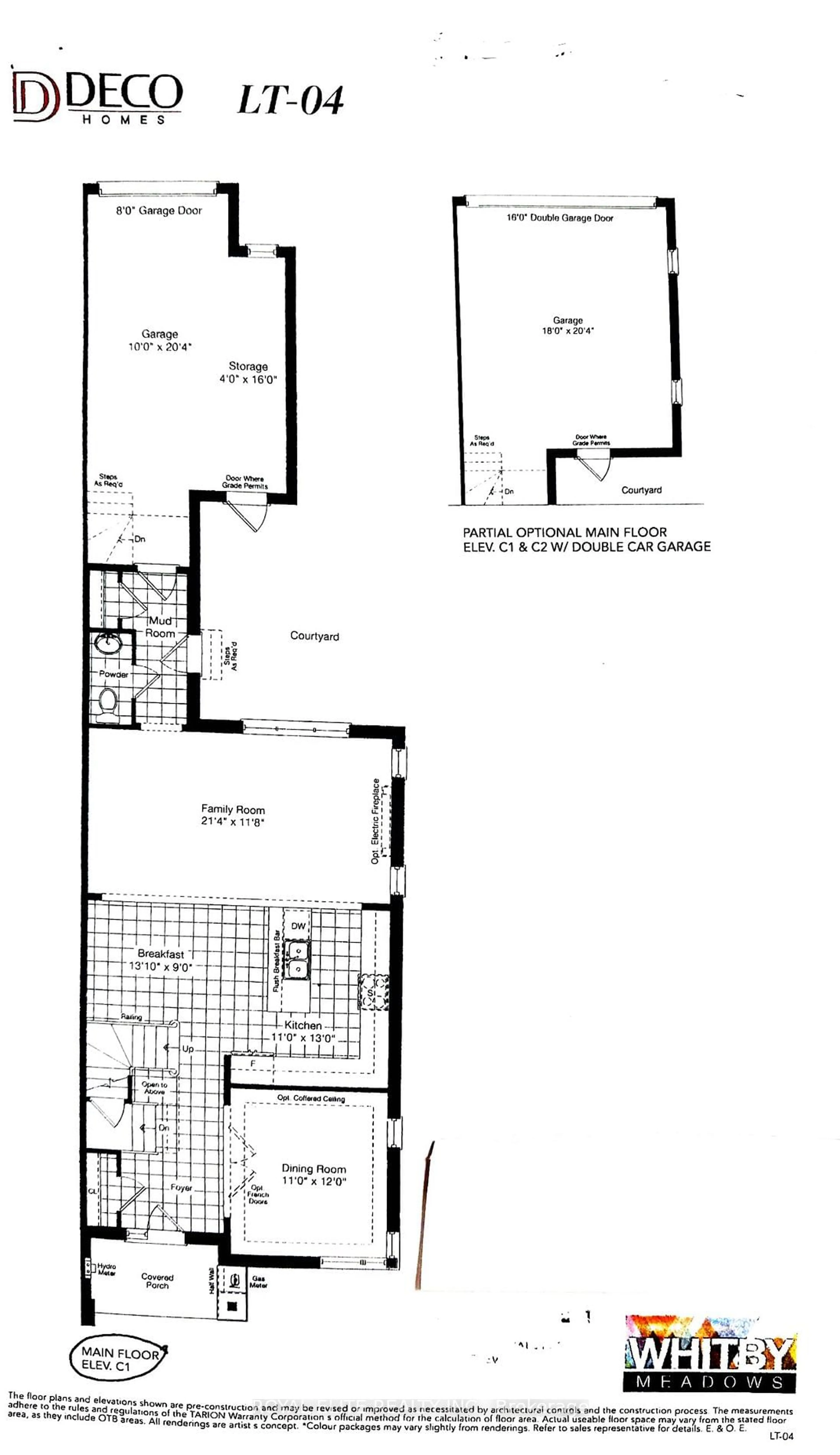 Floor plan for 34 Oreilly St, Whitby Ontario L1P 0N7