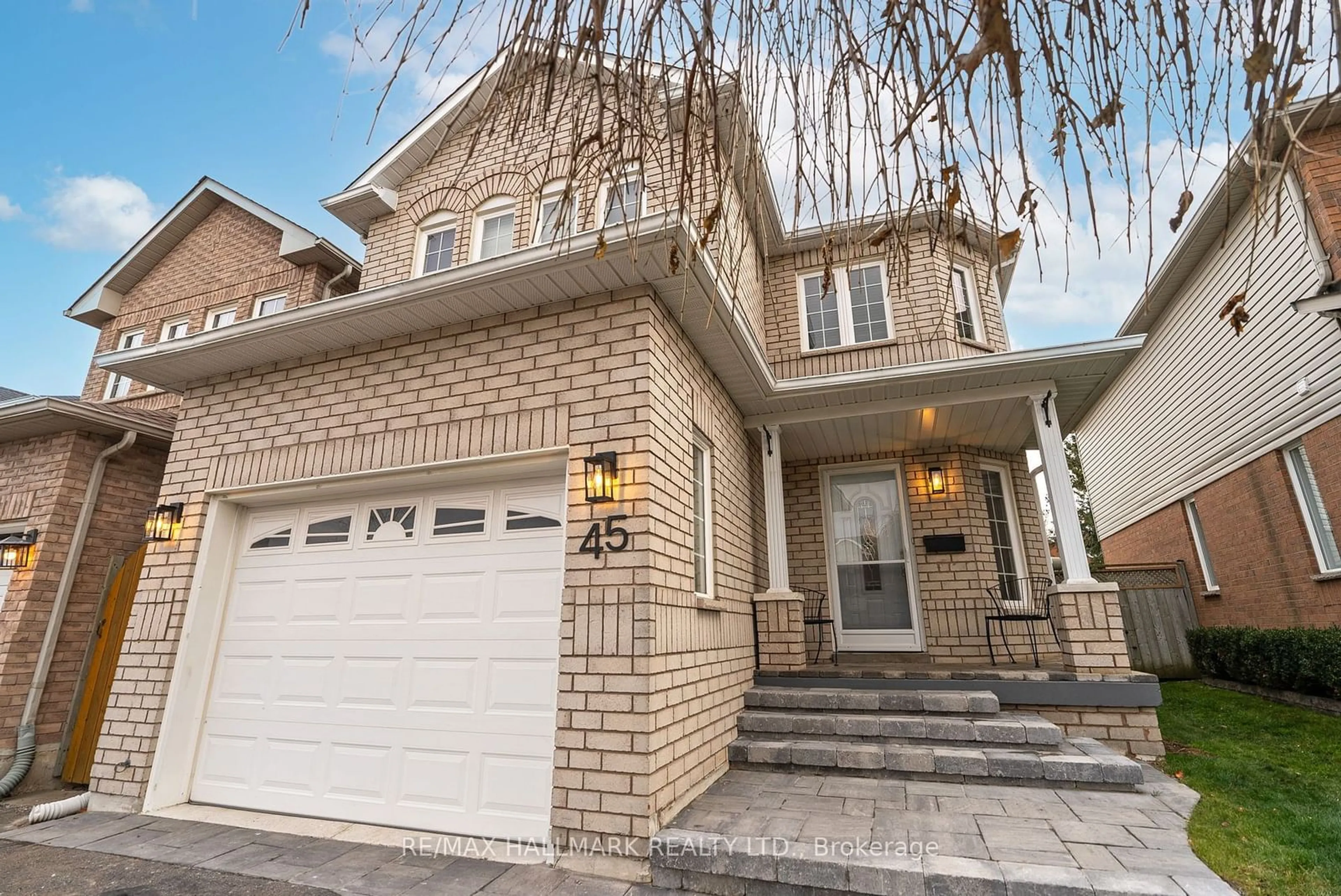 Home with brick exterior material, street for 45 Guildwood Dr, Clarington Ontario L1C 5C7