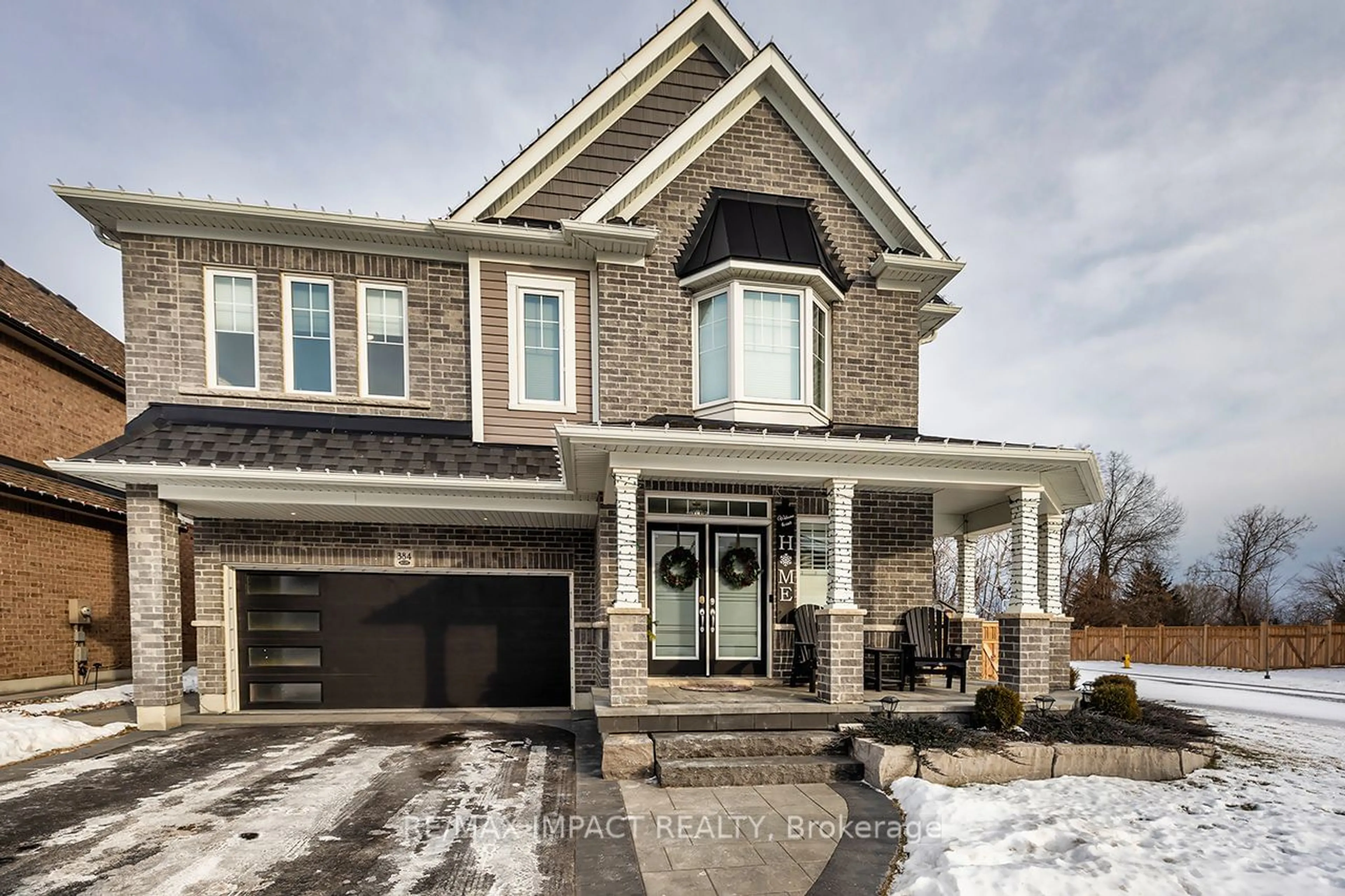 Home with brick exterior material, street for 384 Northglen Blvd, Clarington Ontario L1C 7E2