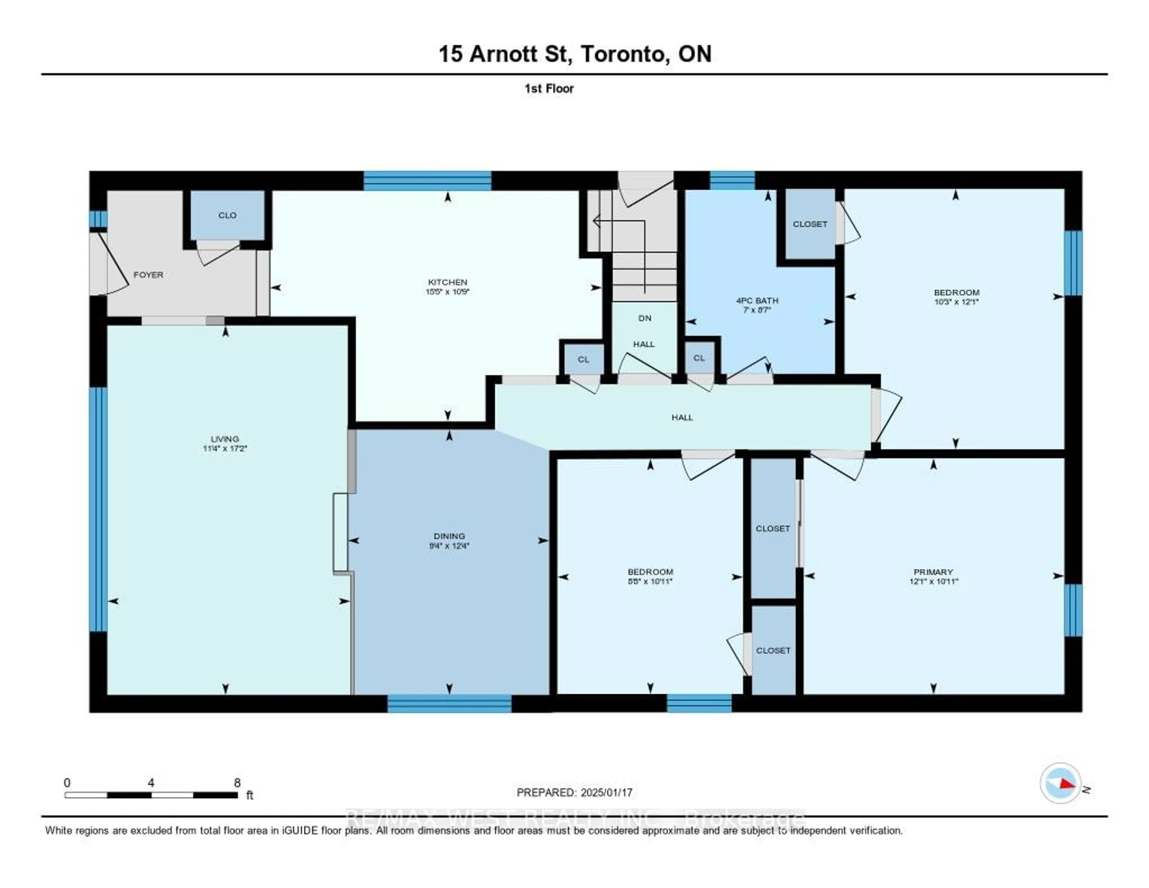 Floor plan for 15 arnott St, Toronto Ontario M1K 4B5